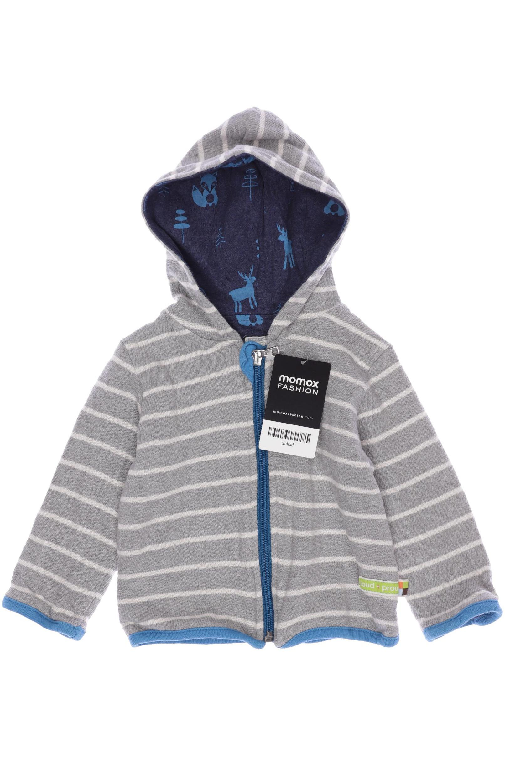 

loud and proud Jungen Strickjacke, grau