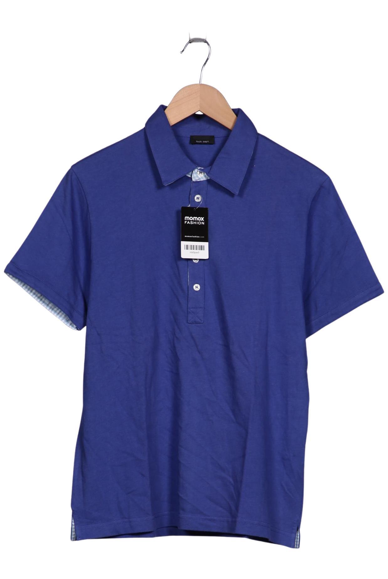 Thumbnail - Louis Sayn by Peter Hahn Herren Poloshirt, blau, Gr. 52