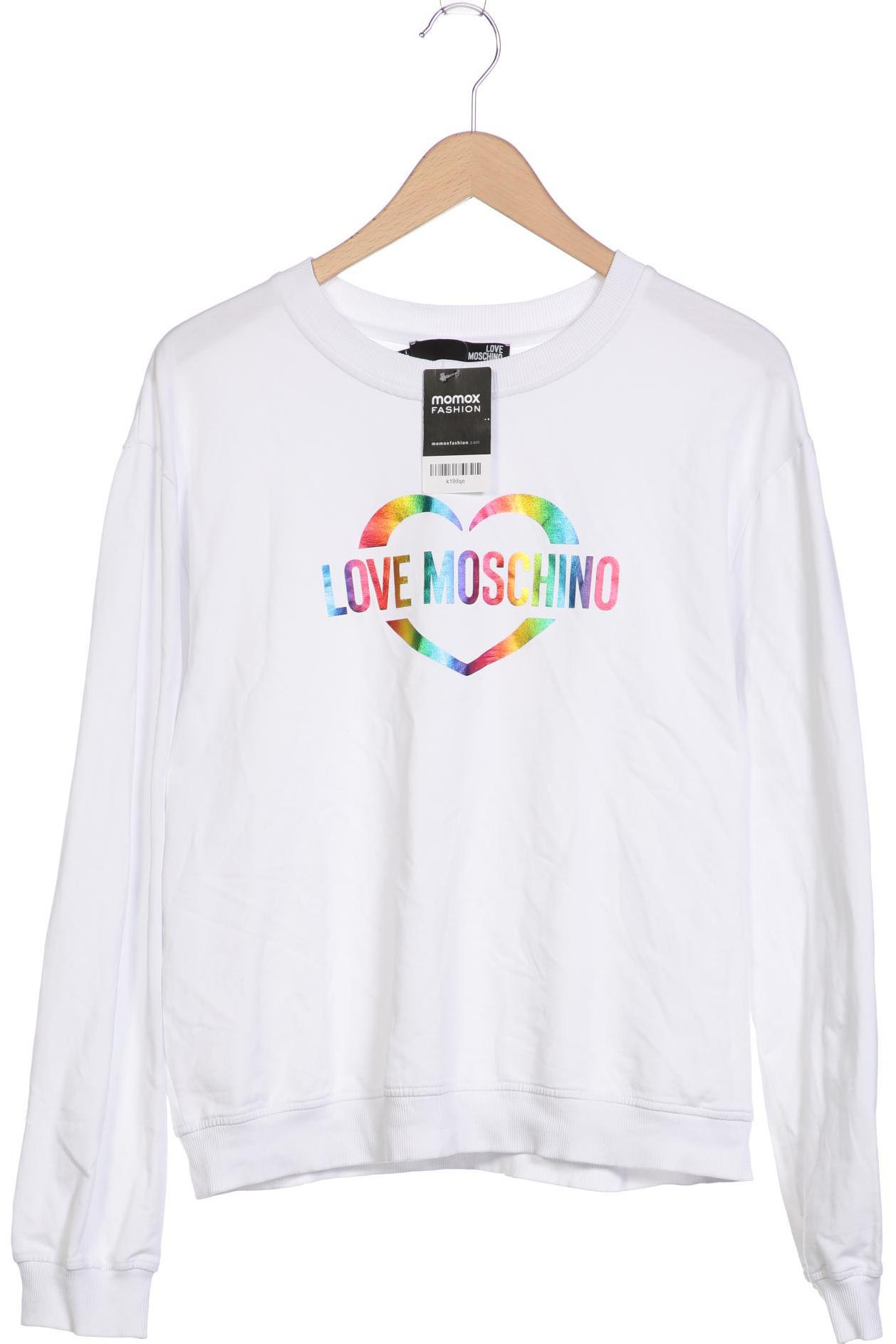 

LOVE MOSCHINO Damen Sweatshirt, weiß