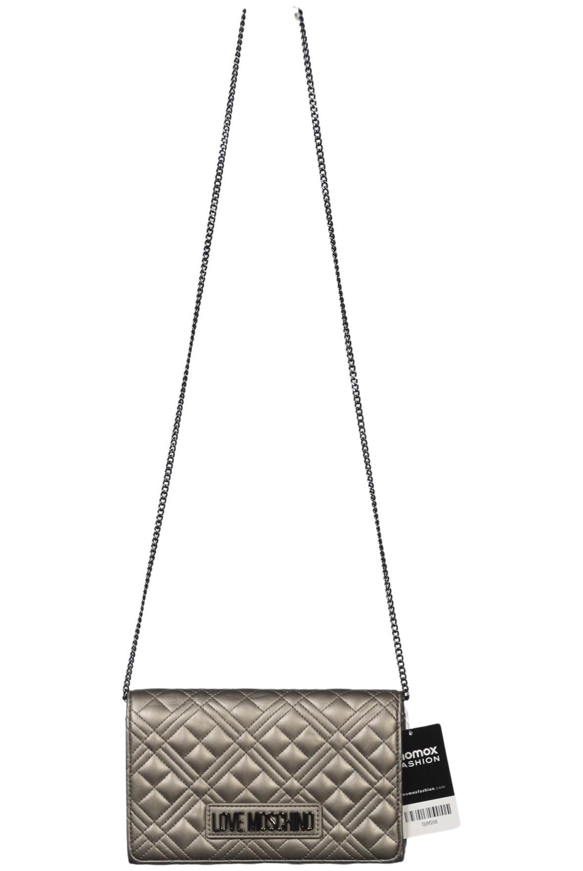 

Love Moschino Damen Handtasche, silber, Gr.