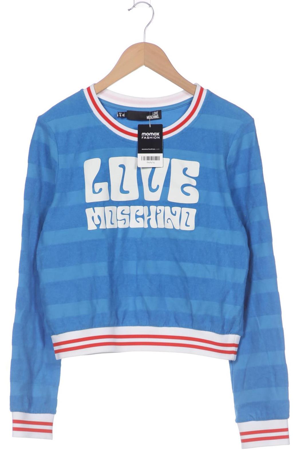 

Love Moschino Damen Sweatshirt, blau, Gr. 36