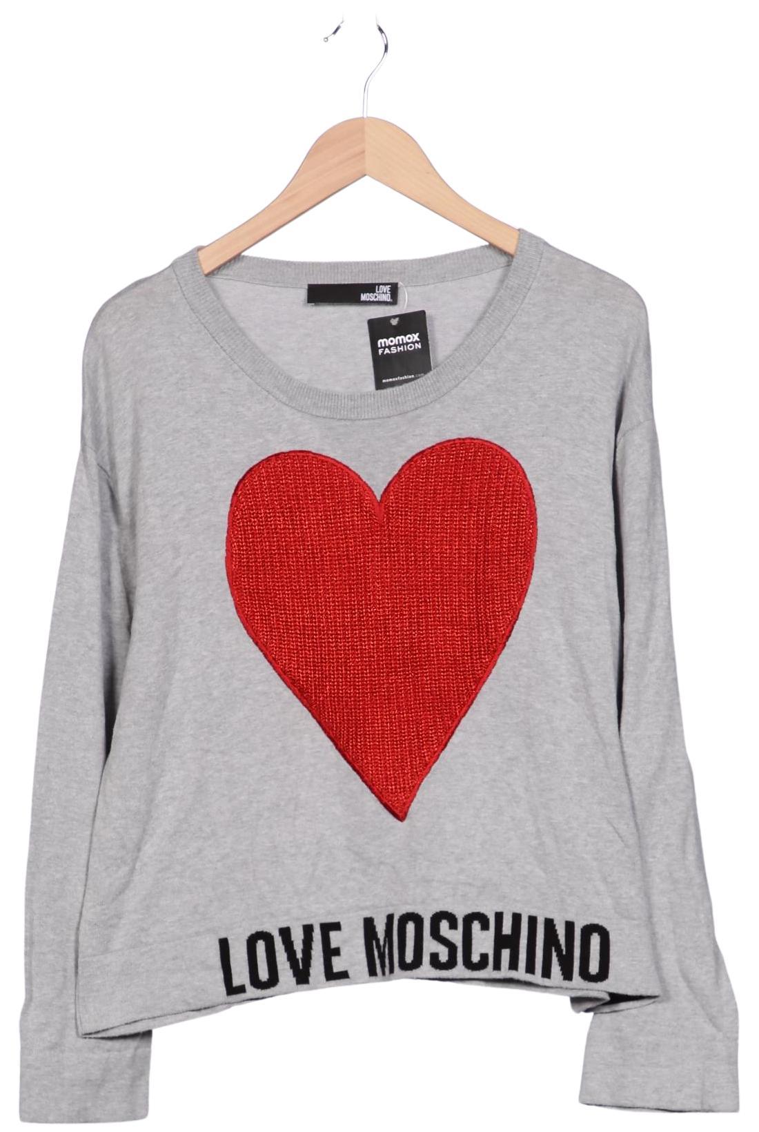 

Love Moschino Damen Pullover, grau, Gr. 42