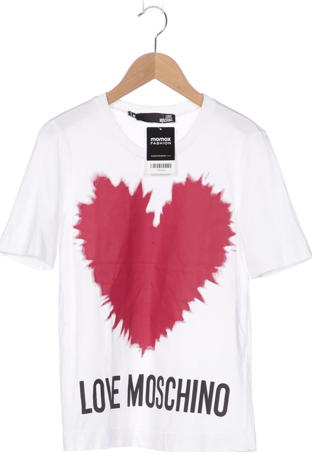 

LOVE MOSCHINO Damen T-Shirt, weiß