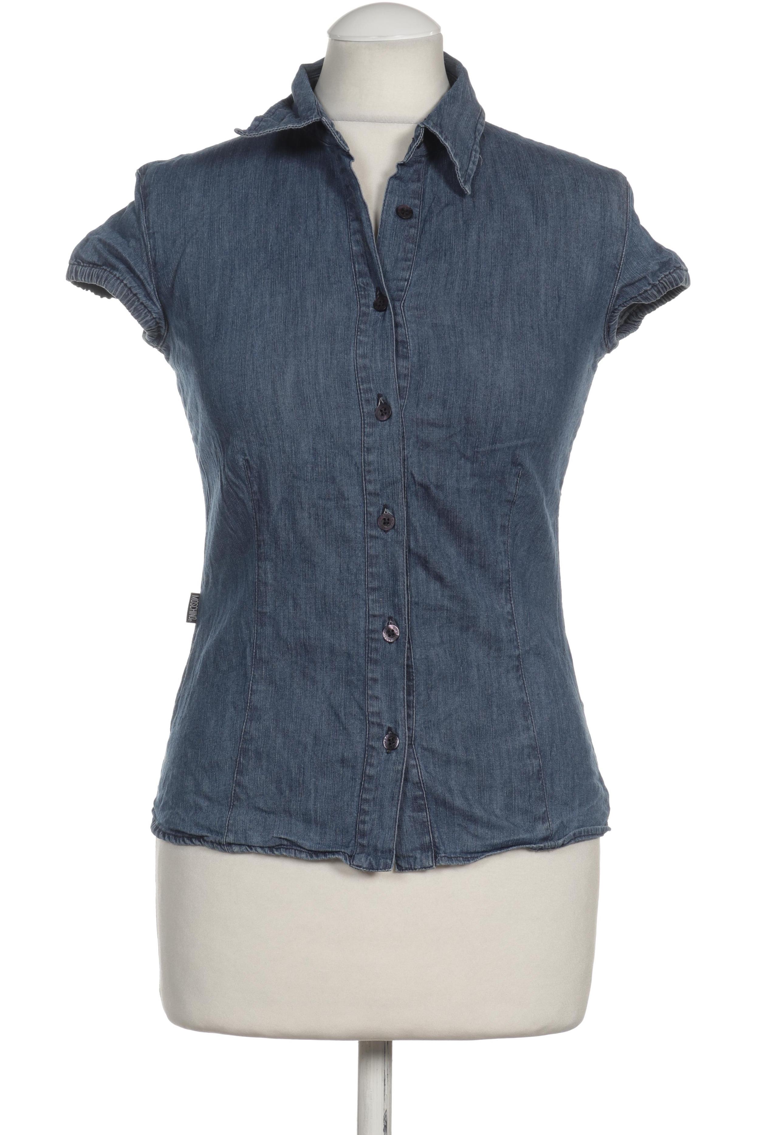 

Love Moschino Damen Bluse, blau, Gr. 38