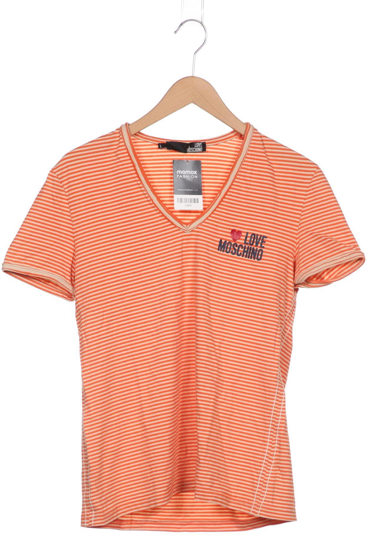 

Love Moschino Damen T-Shirt, orange, Gr. 42