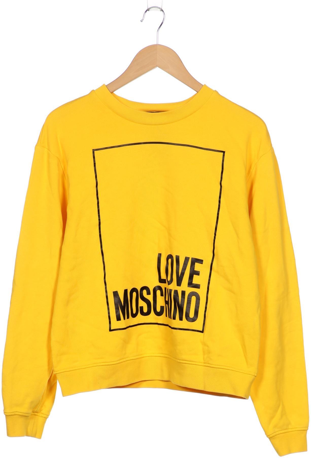 

Love Moschino Damen Sweatshirt, gelb, Gr. 42