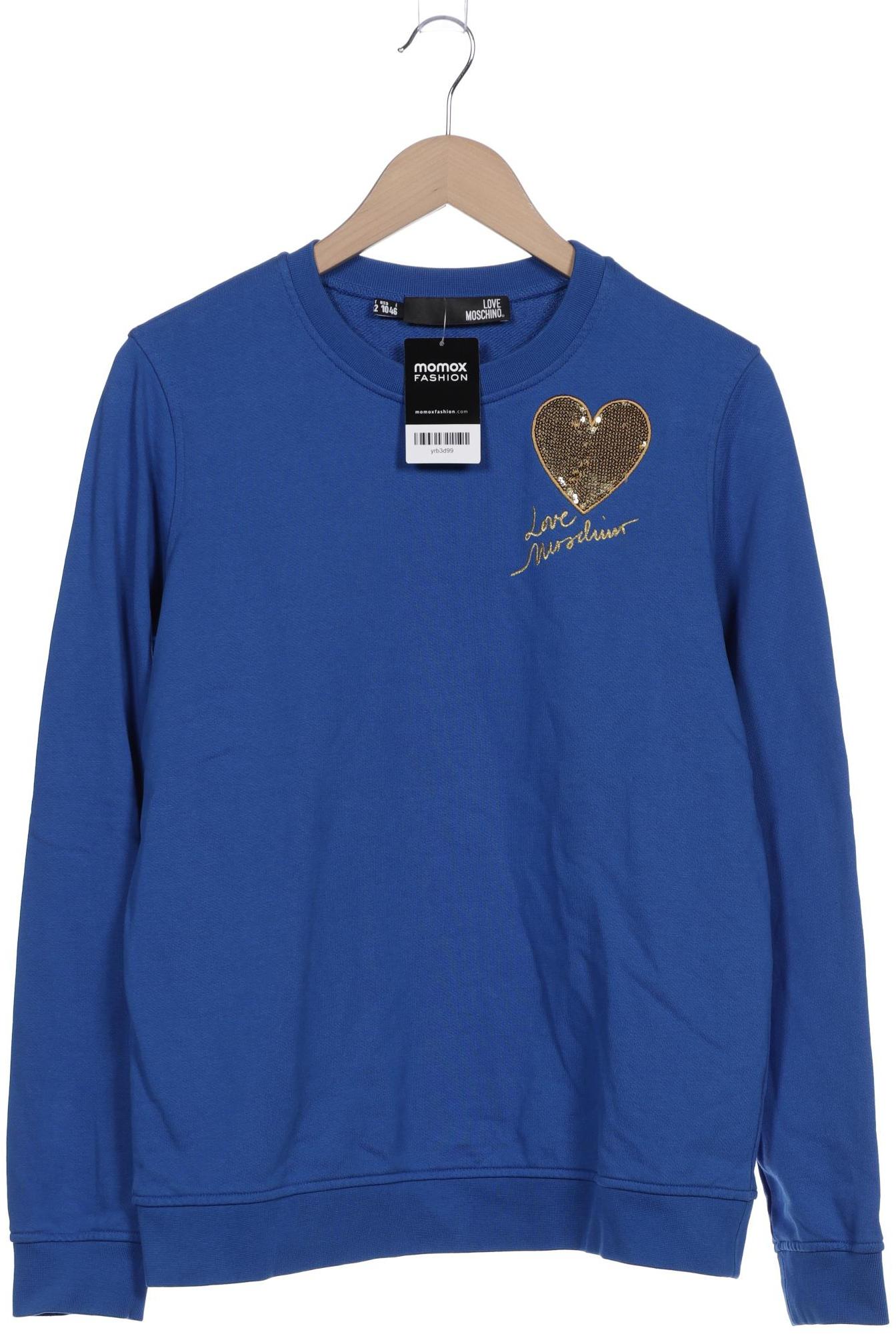 

Love Moschino Damen Sweatshirt, blau, Gr. 42