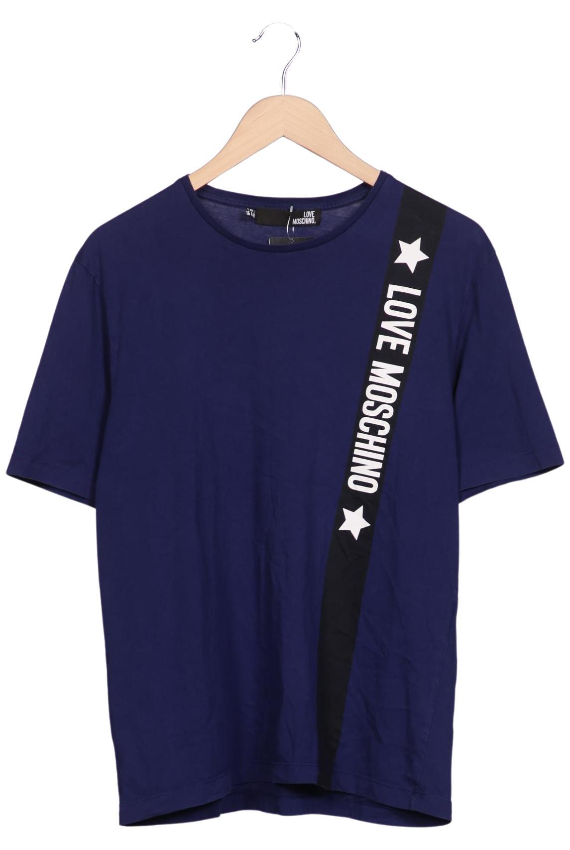 

Love Moschino Damen T-Shirt, marineblau, Gr. 36