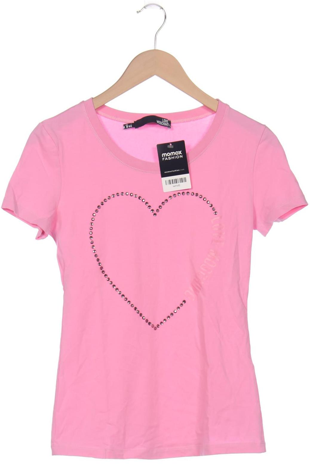 

Love Moschino Damen T-Shirt, pink, Gr. 40