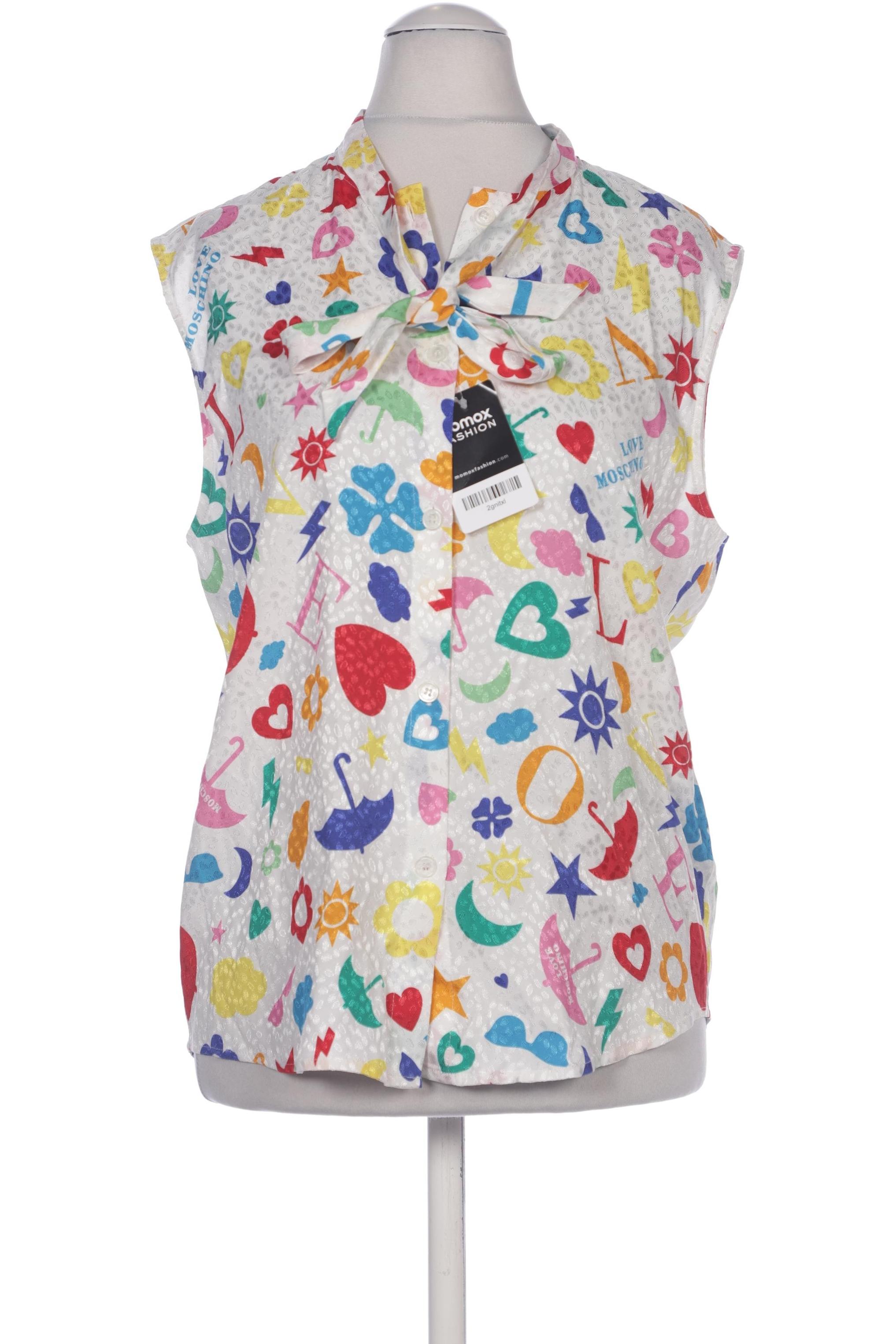 

Love Moschino Damen Bluse, weiß, Gr. 36