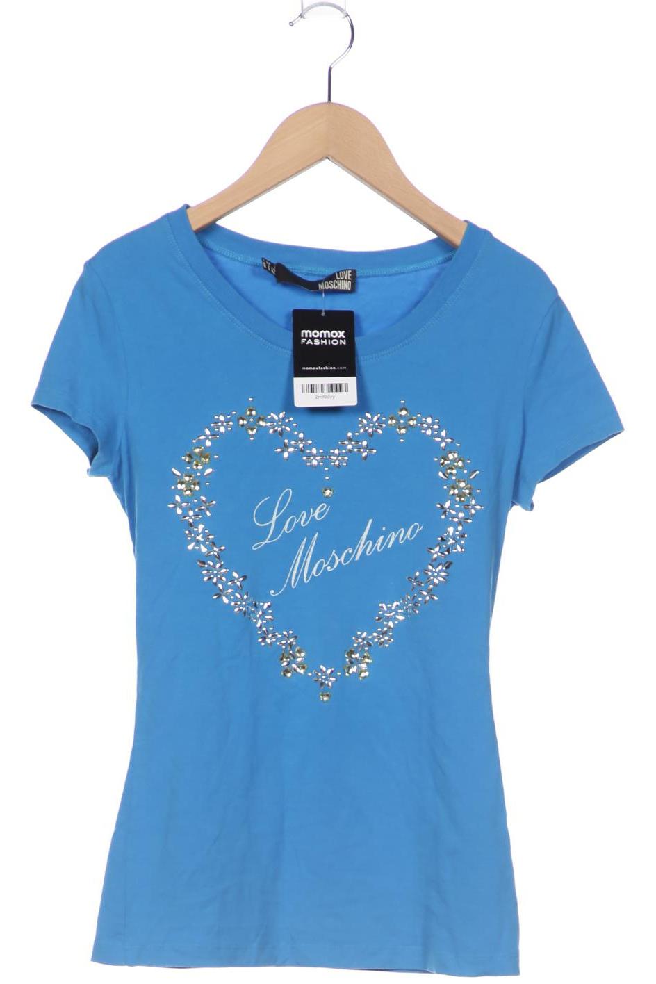 

LOVE MOSCHINO Damen T-Shirt, blau