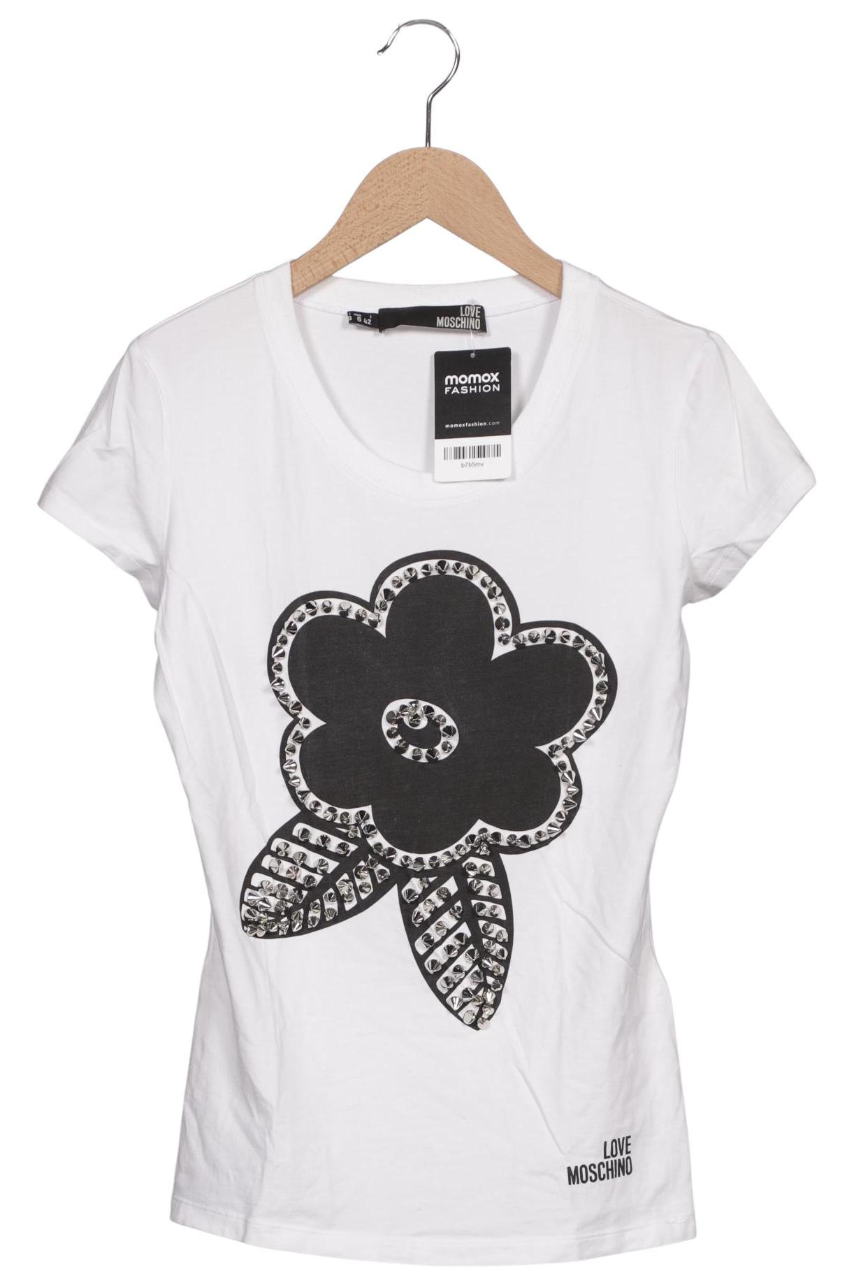 

Love Moschino Damen T-Shirt, weiß, Gr. 42