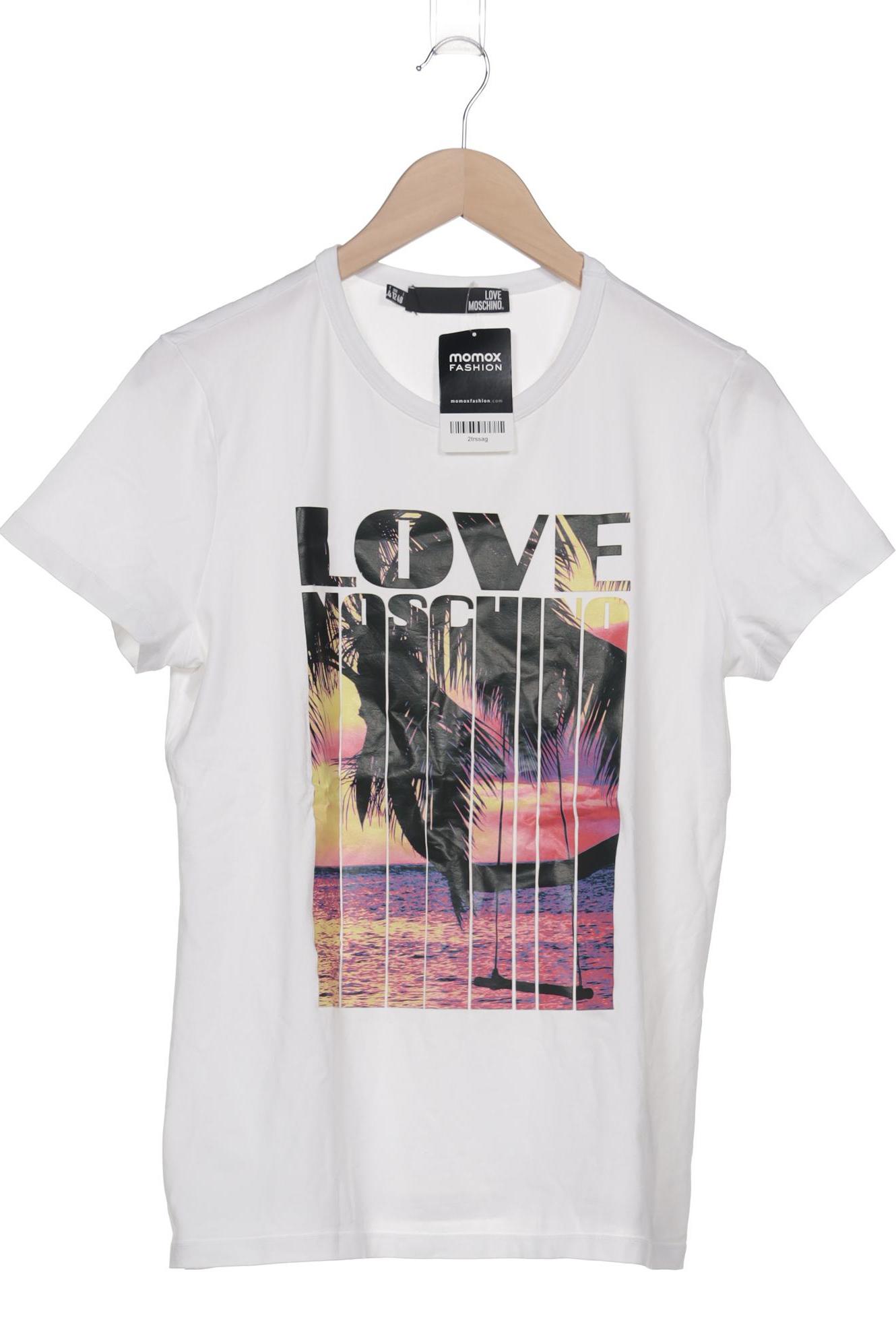 

Love Moschino Damen T-Shirt, weiß, Gr. 44