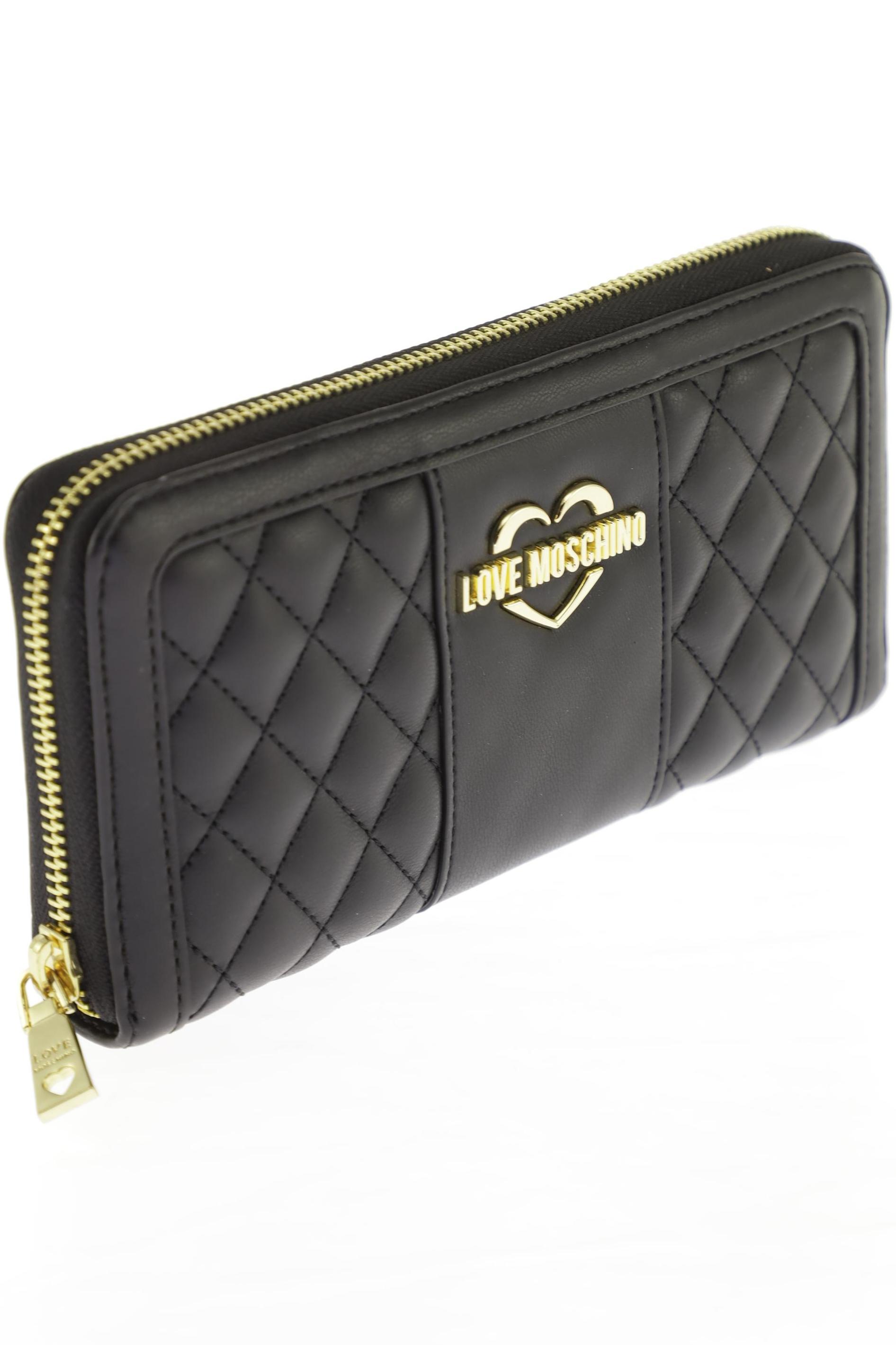 

Love Moschino Damen Portemonnaie, schwarz, Gr.