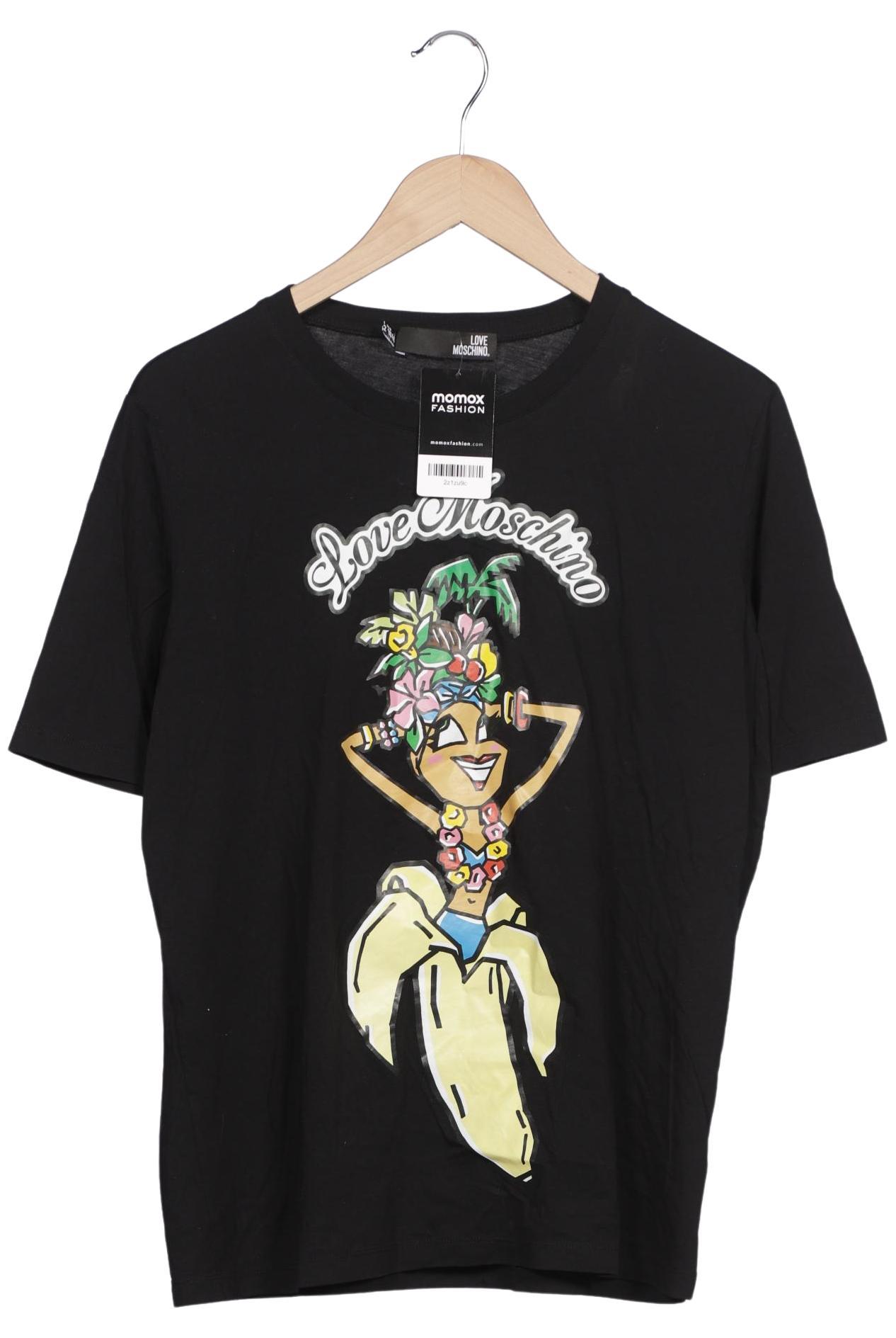 

Love Moschino Damen T-Shirt, schwarz, Gr. 42