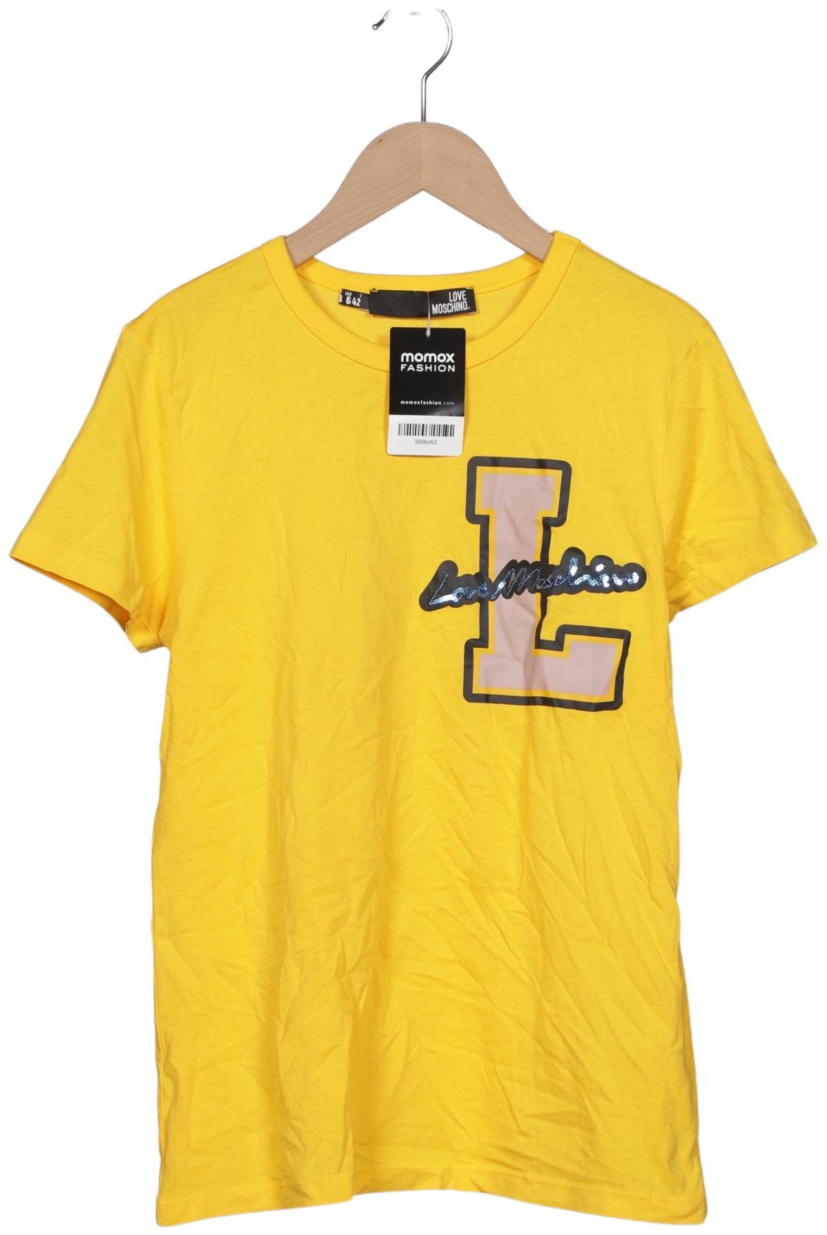 

Love Moschino Damen T-Shirt, gelb, Gr. 38