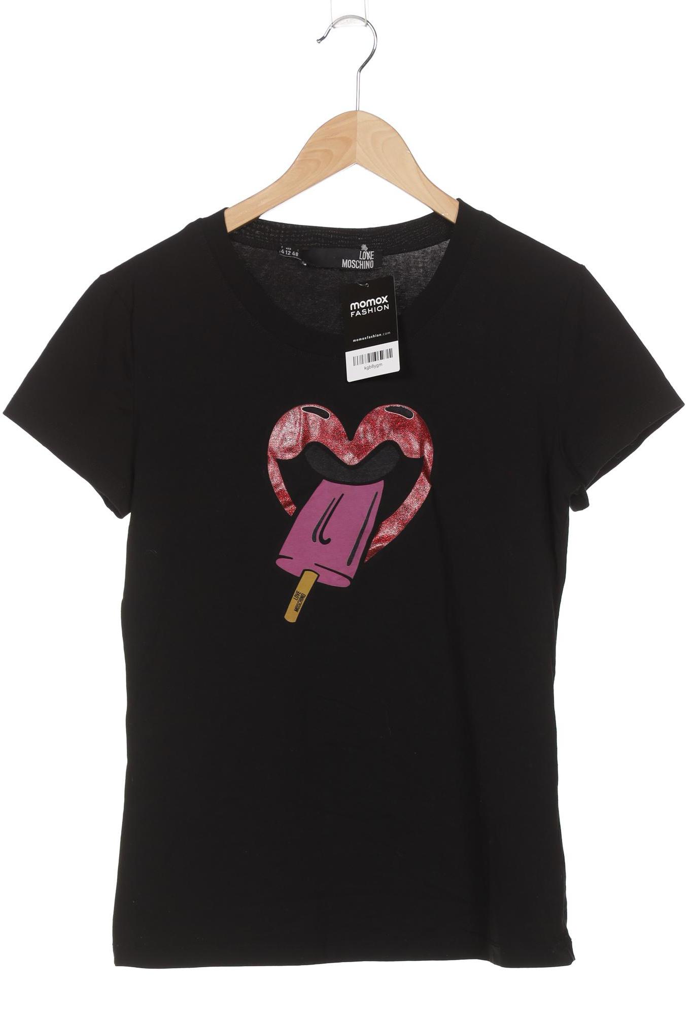 

Love Moschino Damen T-Shirt, schwarz, Gr. 44