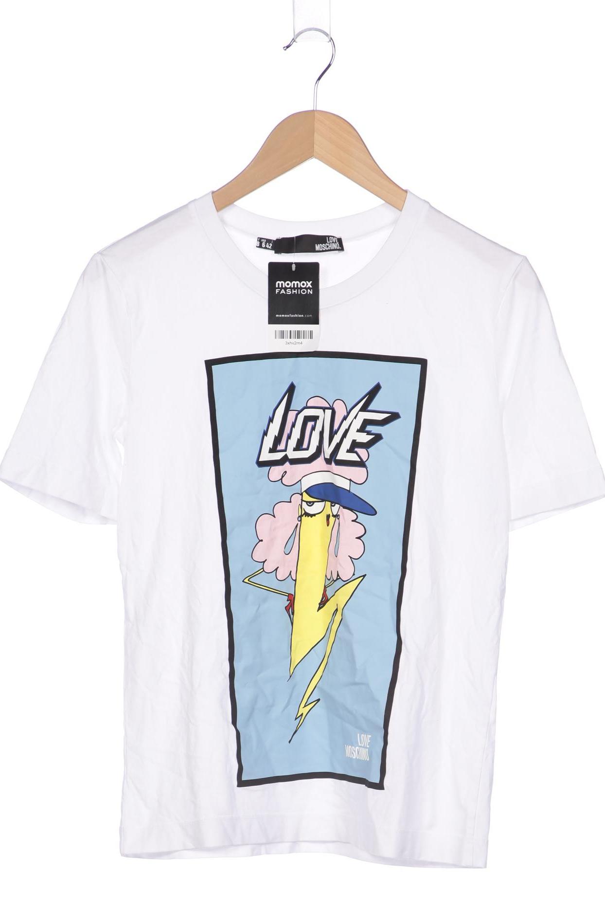 

LOVE MOSCHINO Damen T-Shirt, weiß