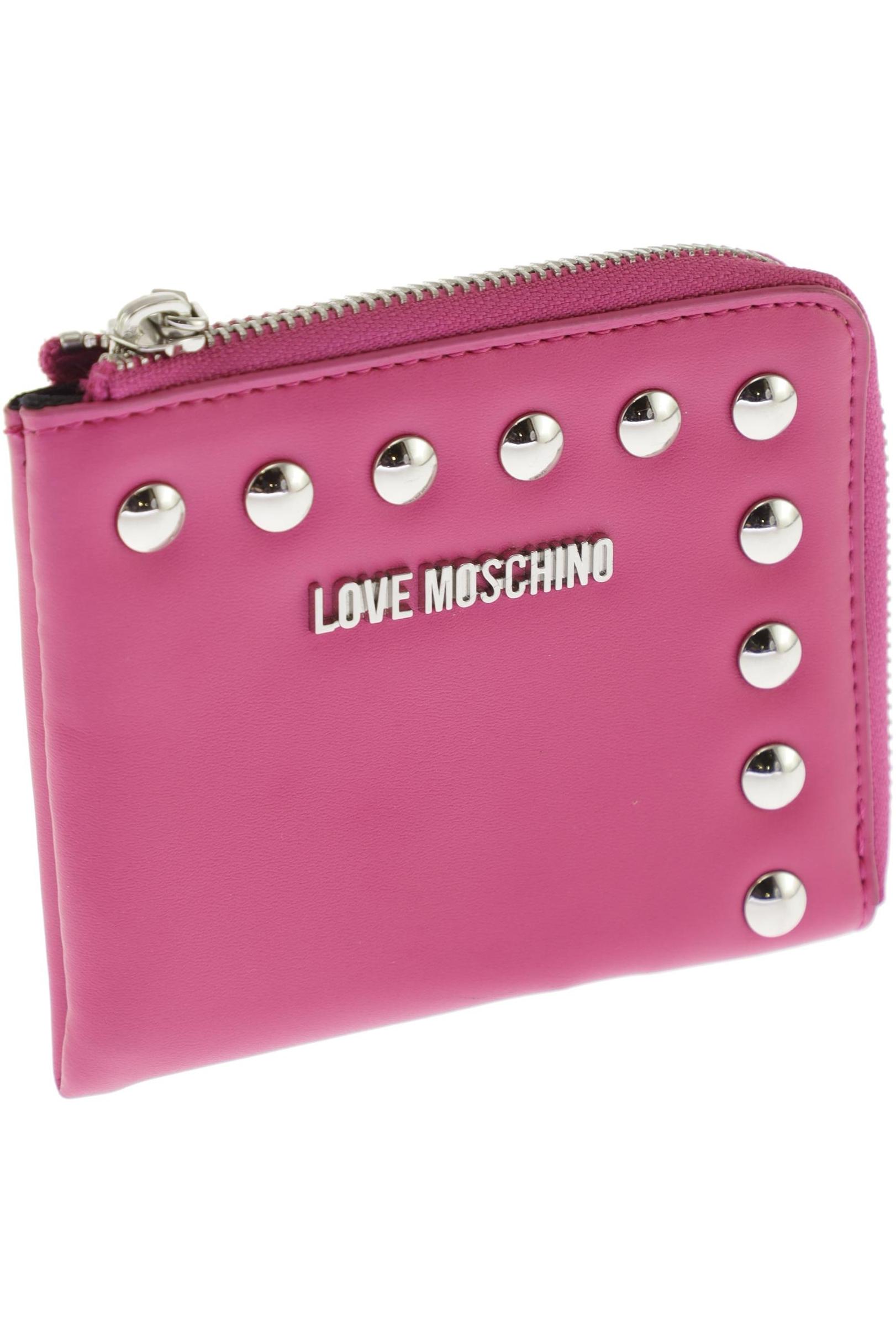 

Love Moschino Damen Portemonnaie, pink, Gr.