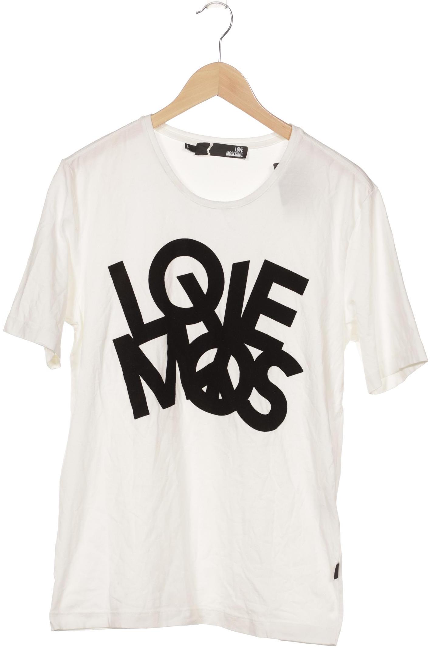 

Love Moschino Damen T-Shirt, weiß, Gr. 42