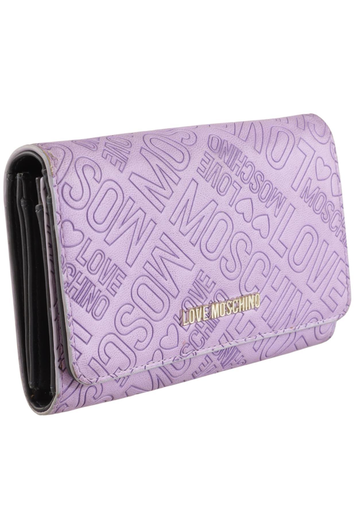 

Love Moschino Damen Portemonnaie, flieder, Gr.