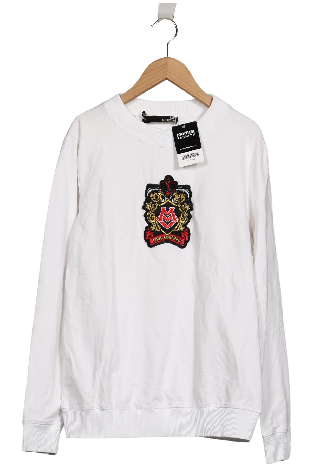 

Love Moschino Damen Sweatshirt, weiß, Gr. 40