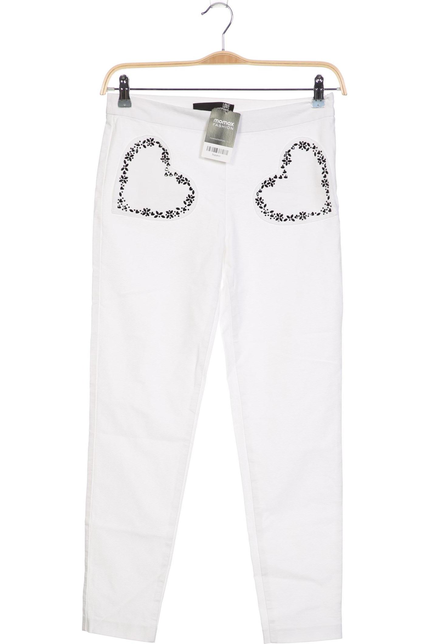 

Love Moschino Damen Stoffhose, weiß, Gr. 38