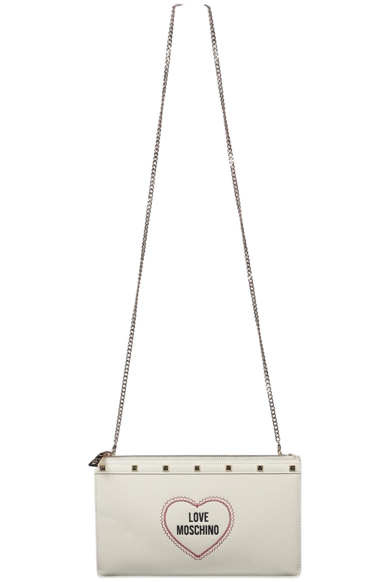 

Love Moschino Damen Handtasche, cremeweiß, Gr.