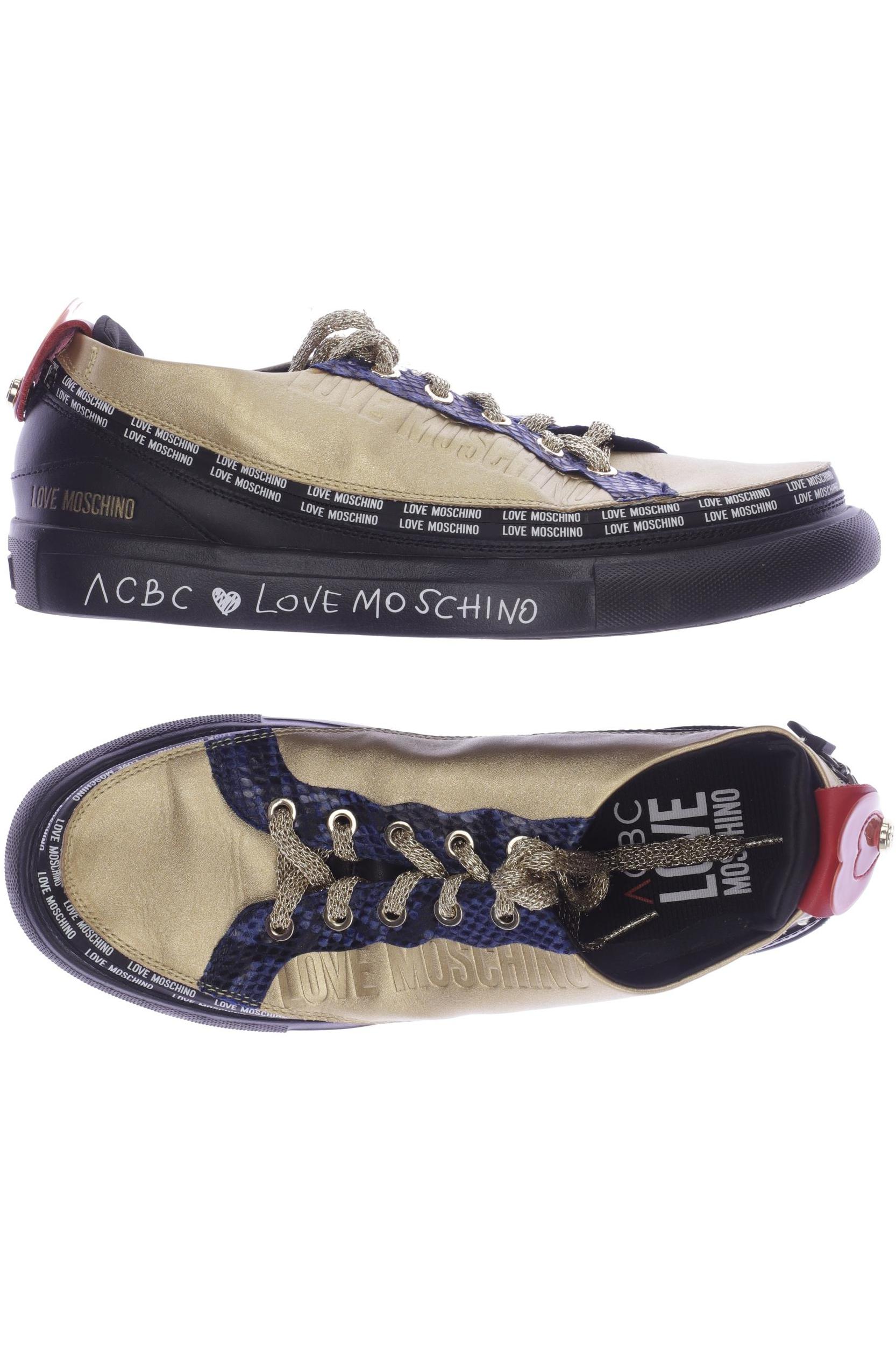 

Love Moschino Damen Sneakers, gold, Gr. 40