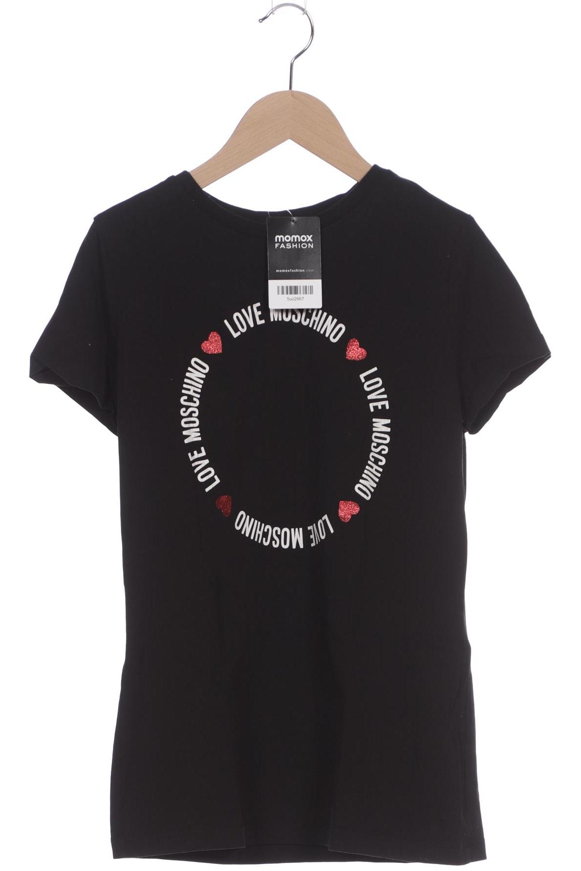 

Love Moschino Damen T-Shirt, schwarz, Gr. 36