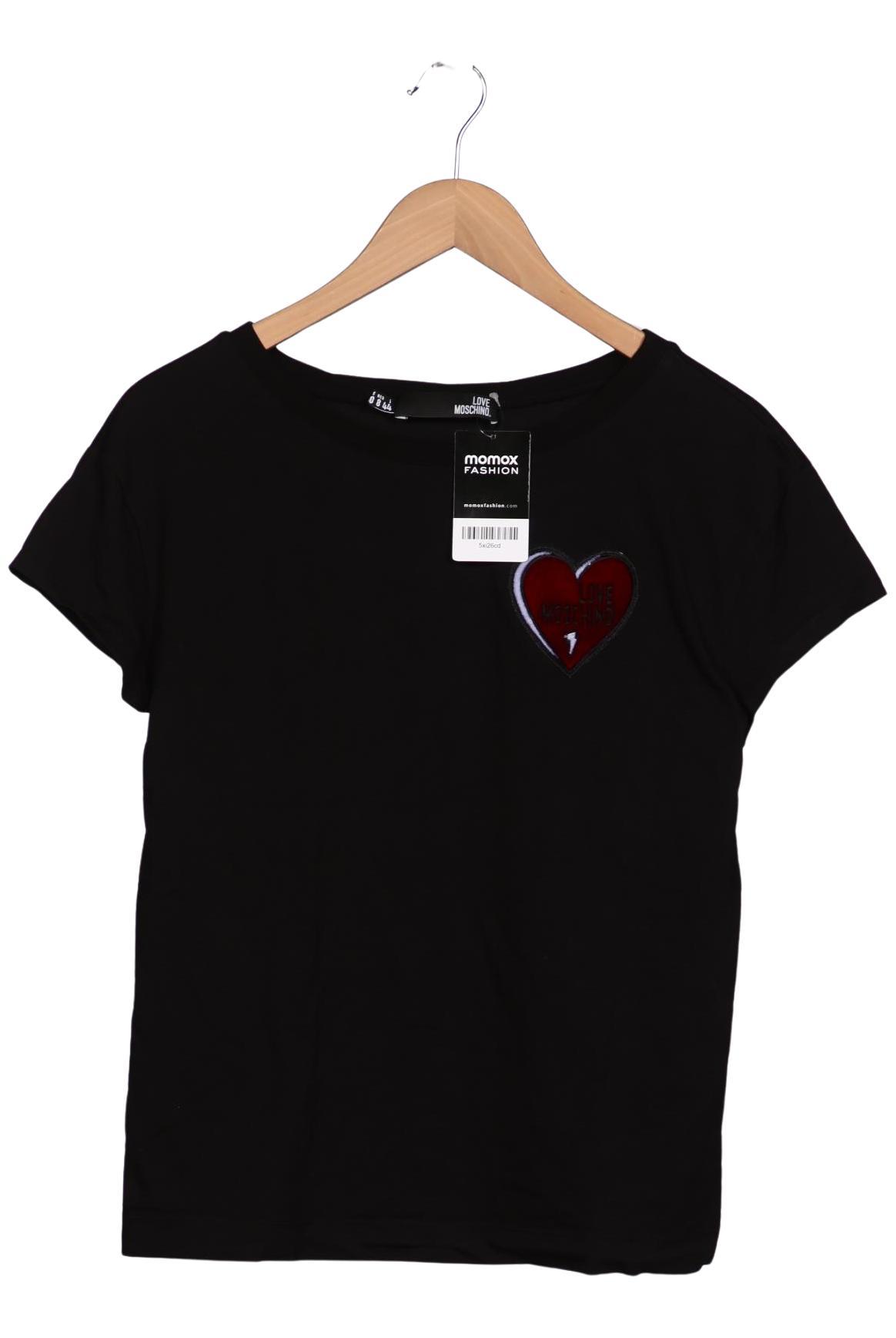 

Love Moschino Damen T-Shirt, schwarz, Gr. 40