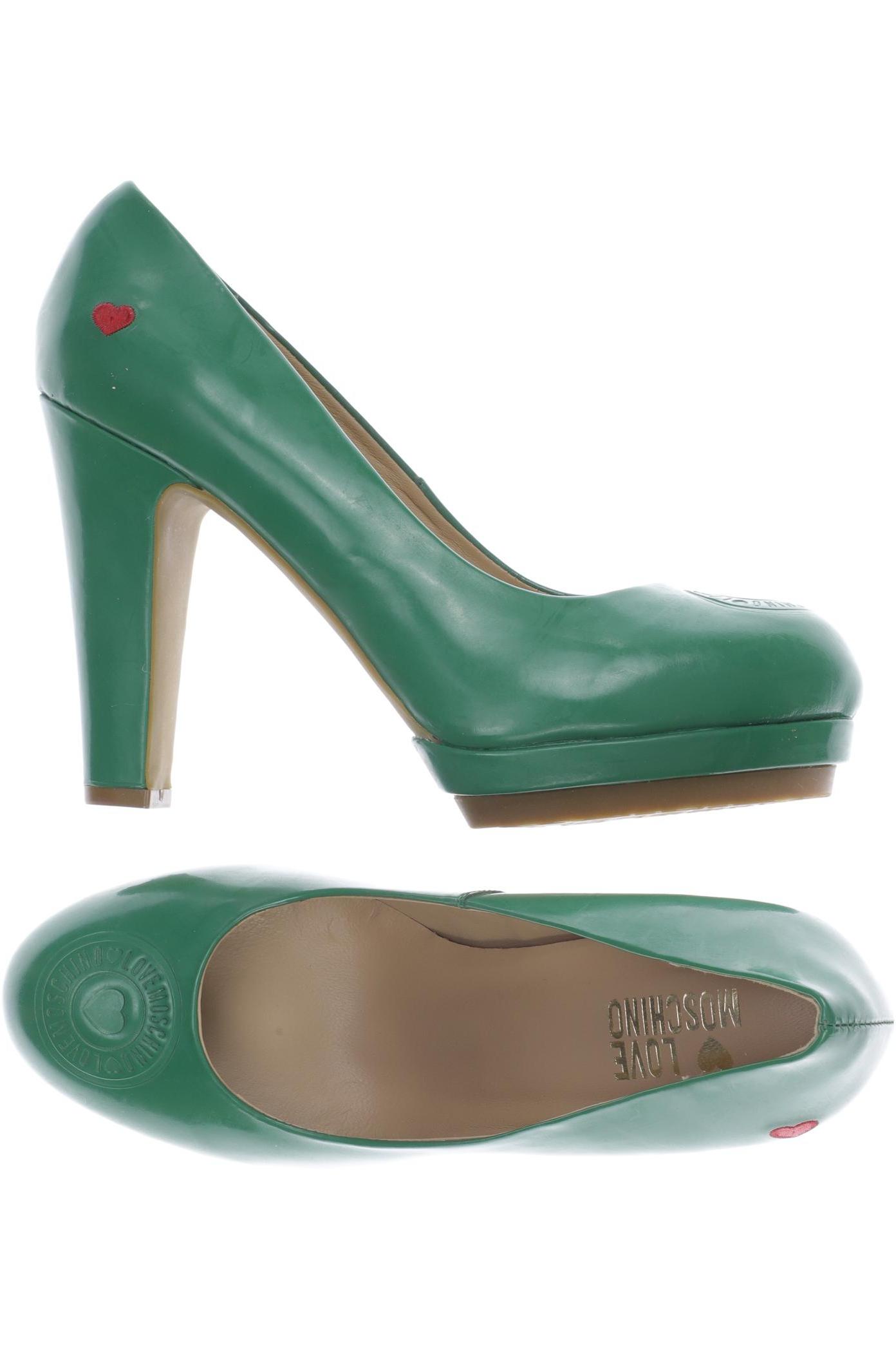 

Love Moschino Damen Pumps, grün, Gr. 38