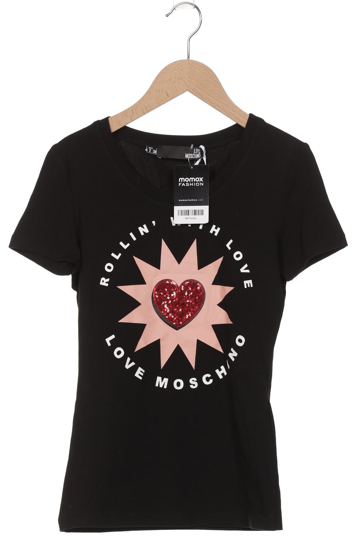 

Love Moschino Damen T-Shirt, schwarz, Gr. 32