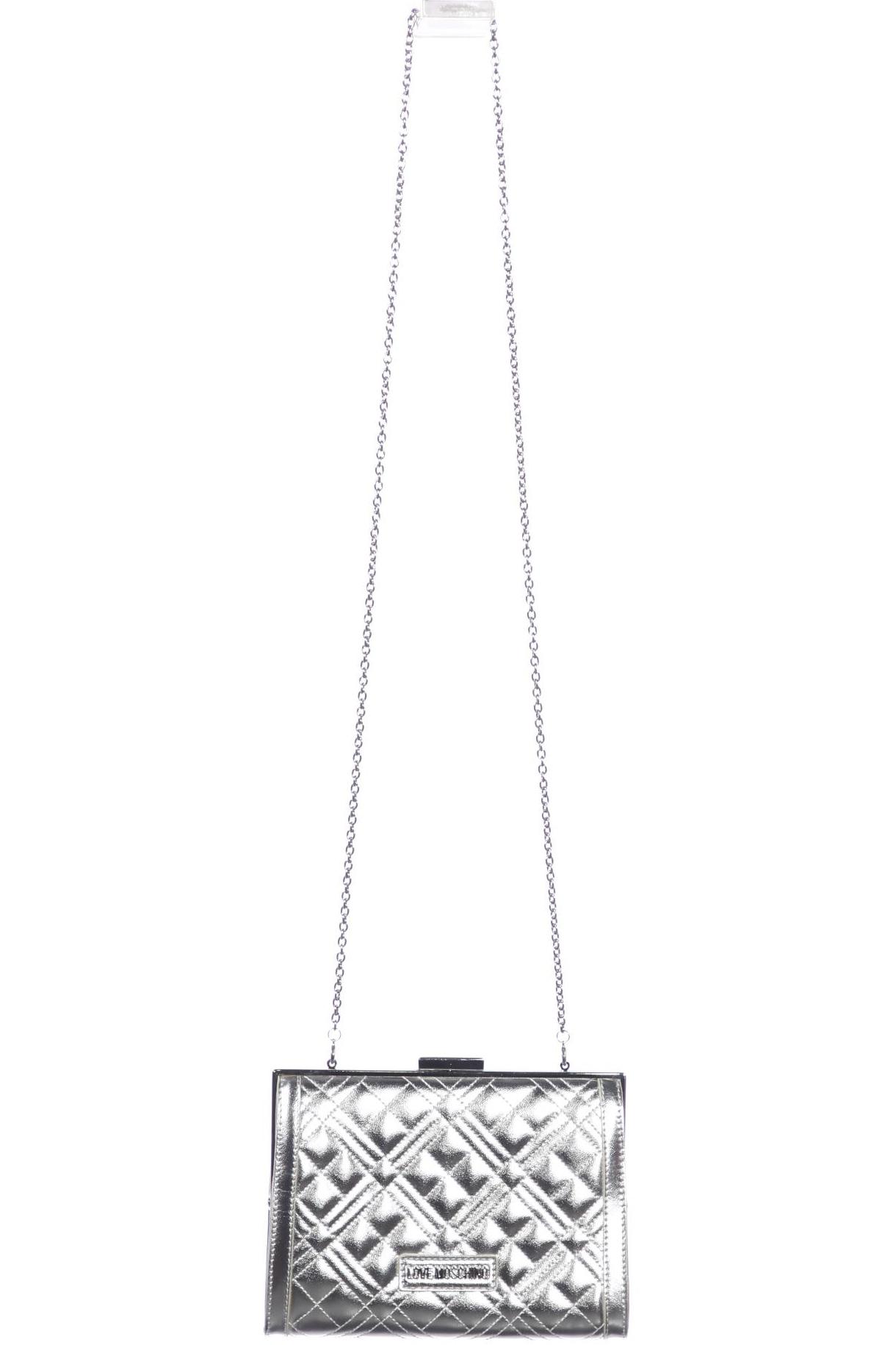 

Love Moschino Damen Handtasche, silber, Gr.