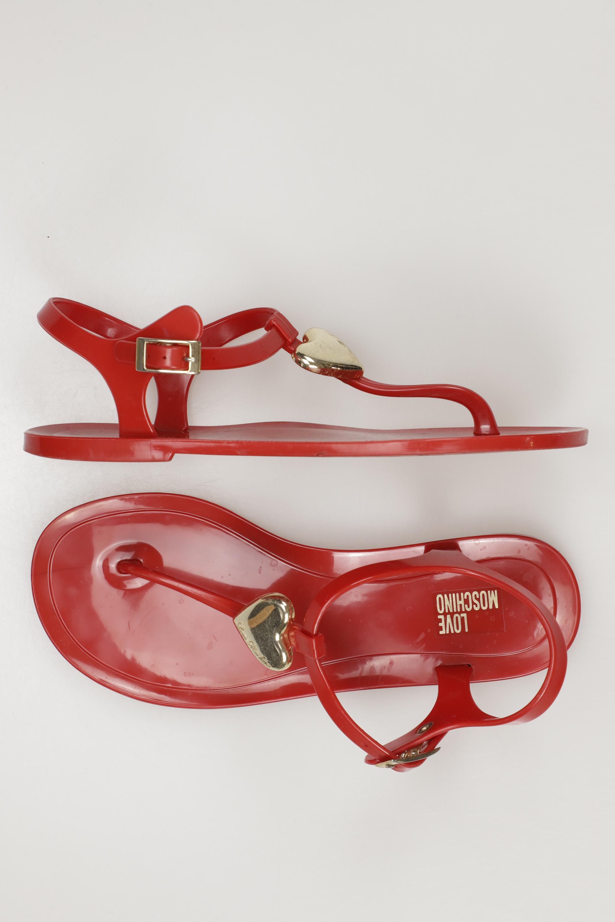 

Love Moschino Damen Sandale, rot, Gr. 36