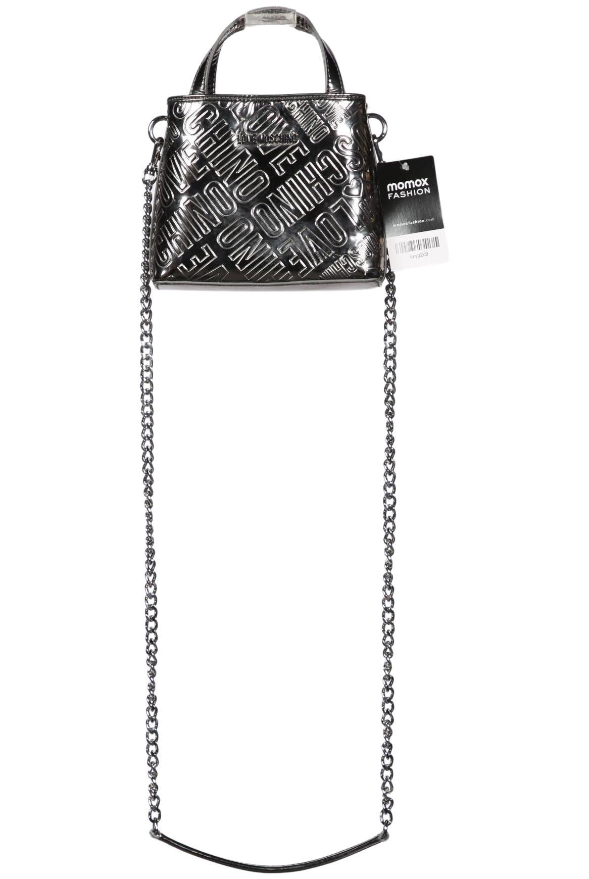 

Love Moschino Damen Handtasche, silber, Gr.