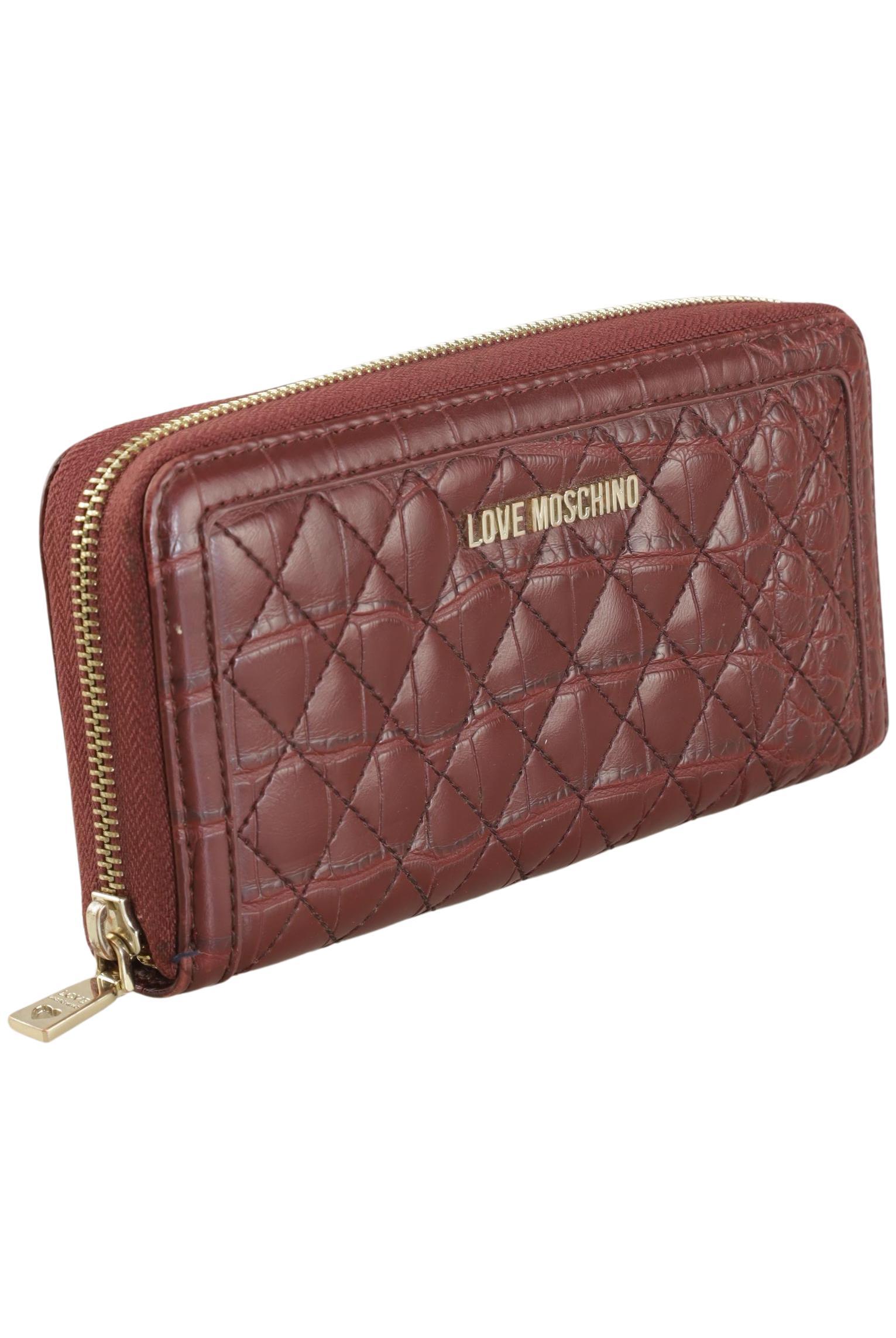 

Love Moschino Damen Portemonnaie, rot, Gr.