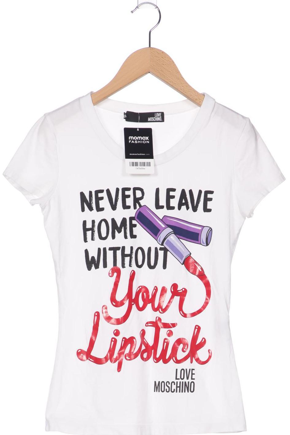 

Love Moschino Damen T-Shirt, weiß, Gr. 36