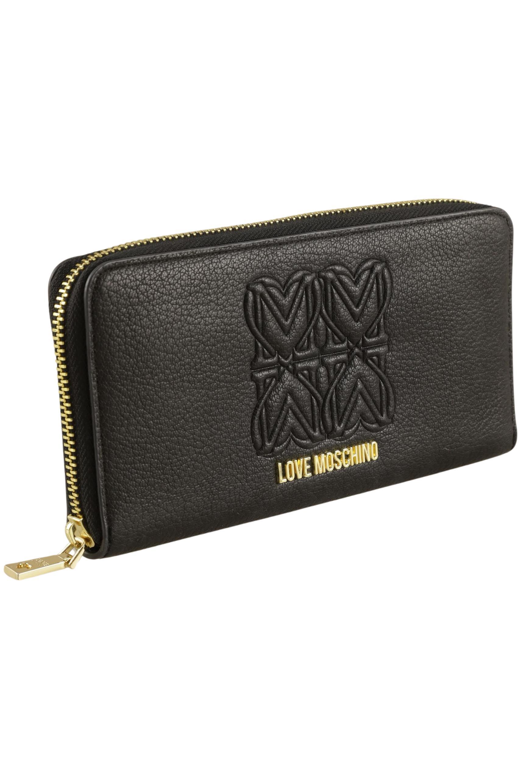 

Love Moschino Damen Portemonnaie, schwarz, Gr.