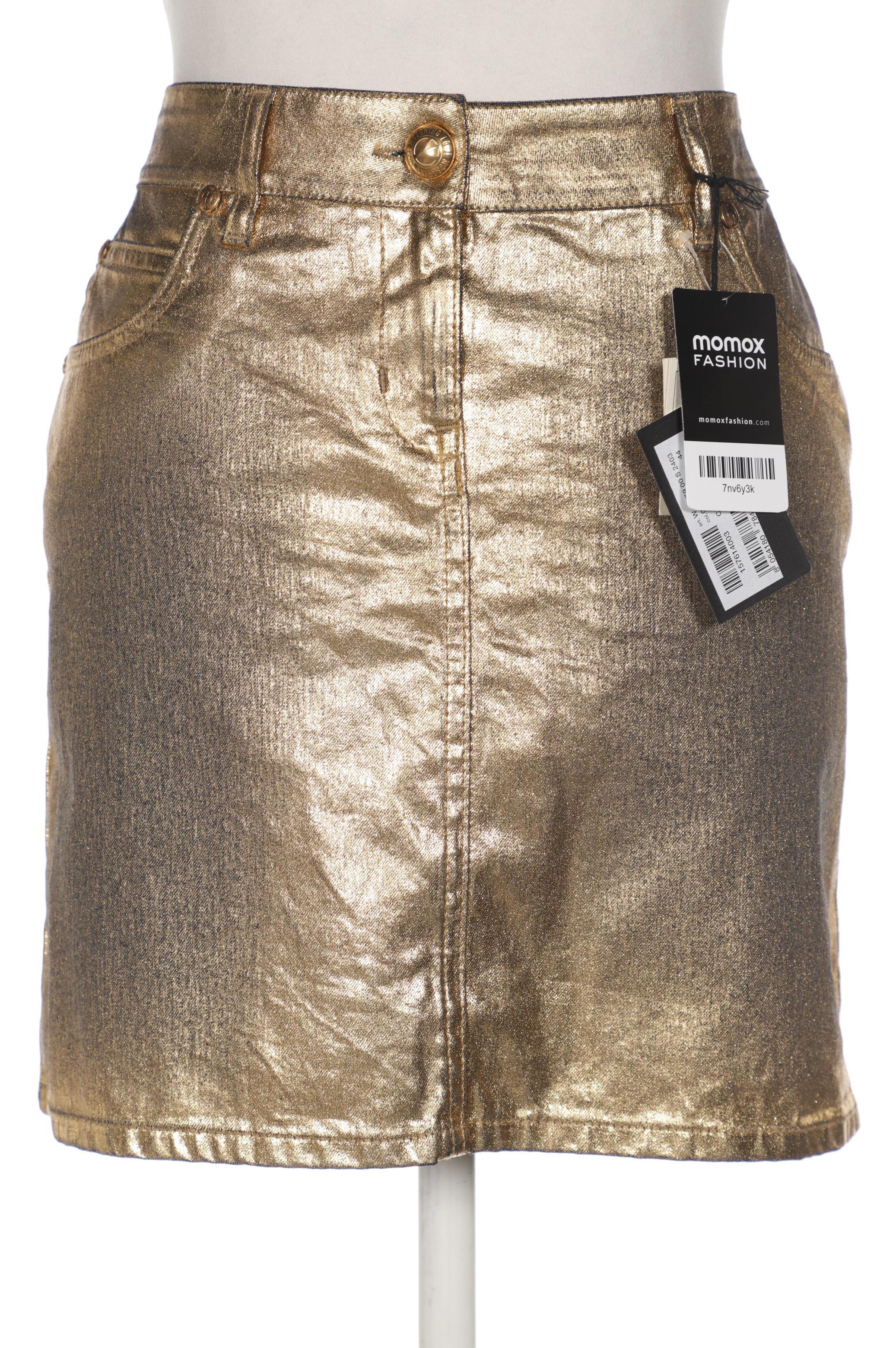 

Love Moschino Damen Rock, gold, Gr. 40