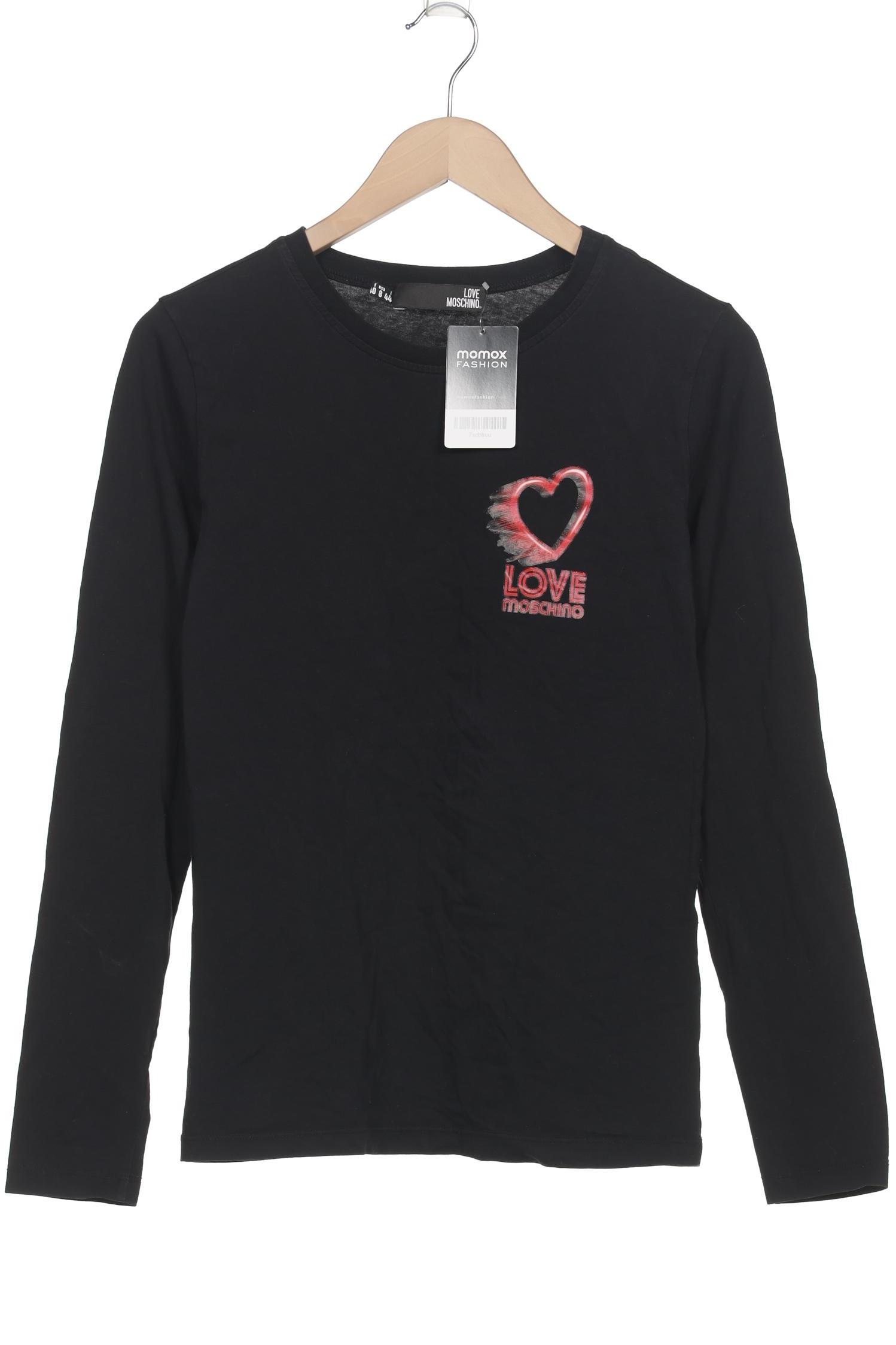 

Love Moschino Damen Langarmshirt, schwarz, Gr. 40
