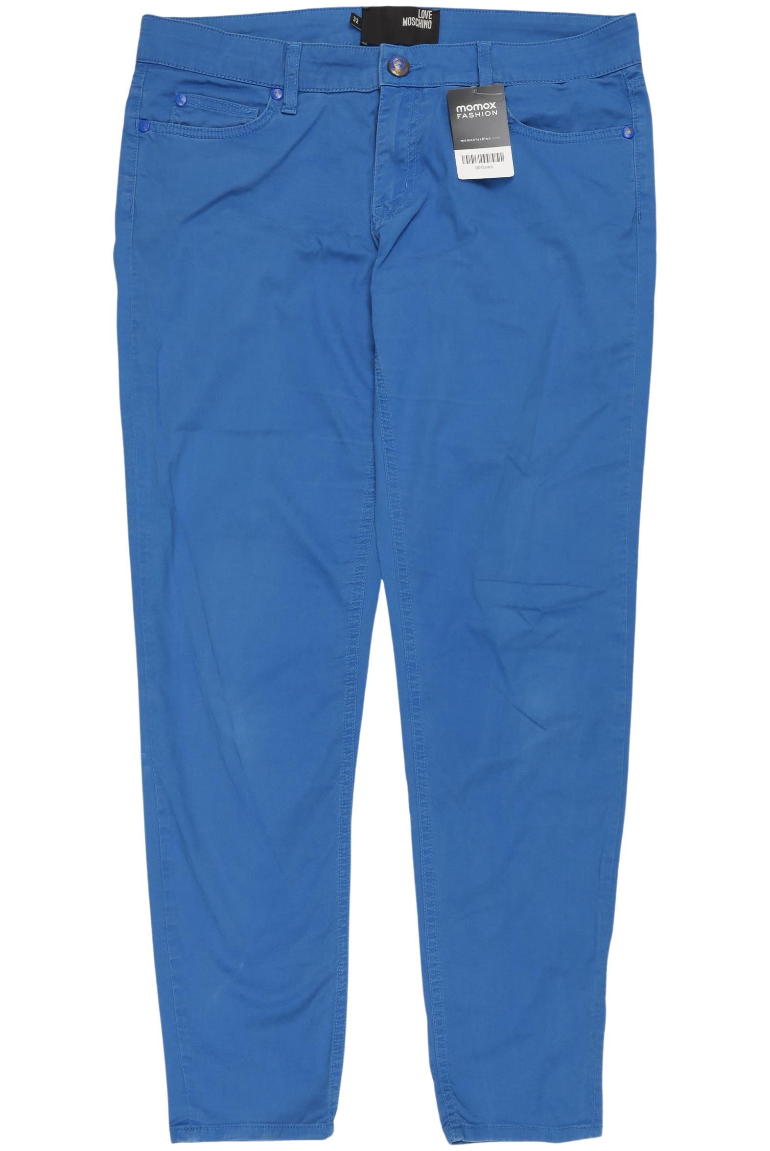 

Love Moschino Damen Stoffhose, blau, Gr. 32