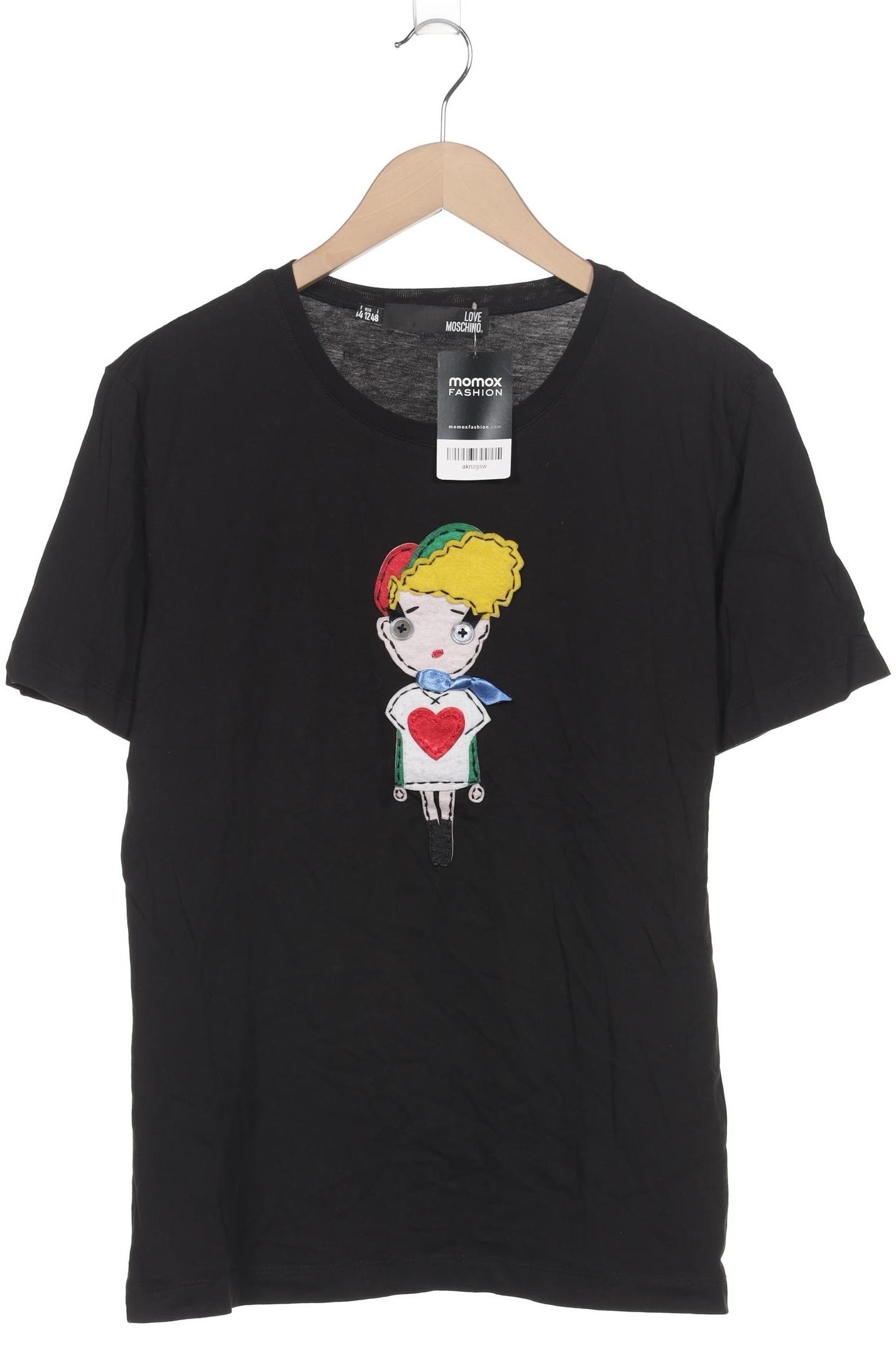 

Love Moschino Damen T-Shirt, schwarz, Gr. 44