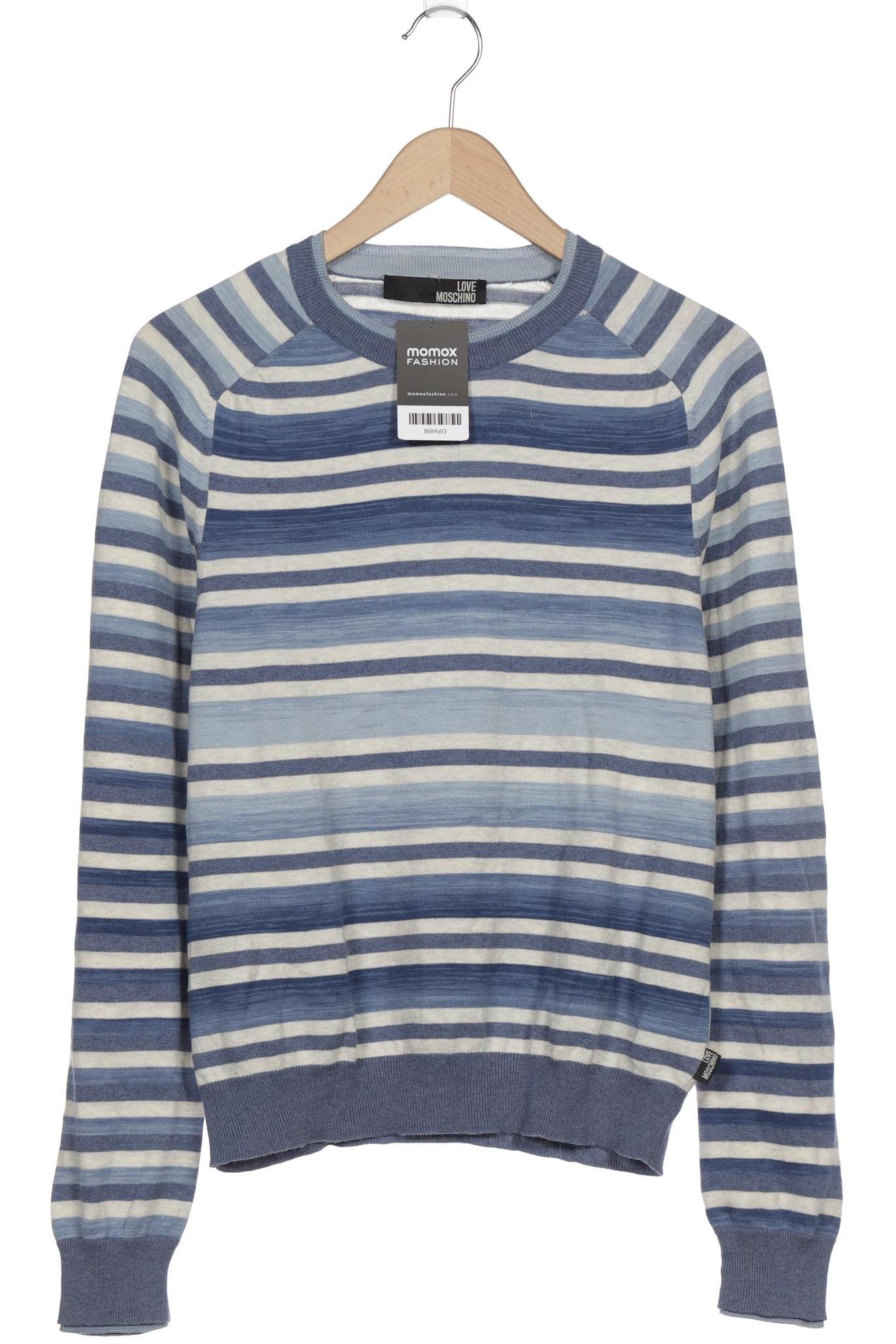 

Love Moschino Damen Pullover, blau, Gr. 42