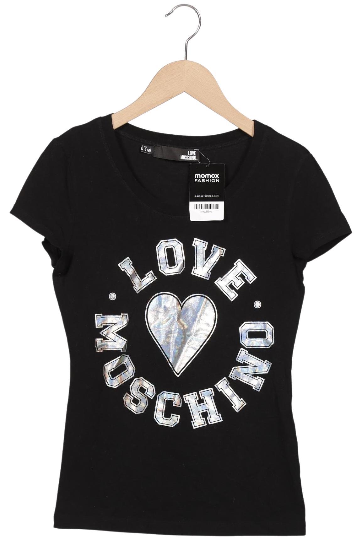 

Love Moschino Damen T-Shirt, schwarz, Gr. 36