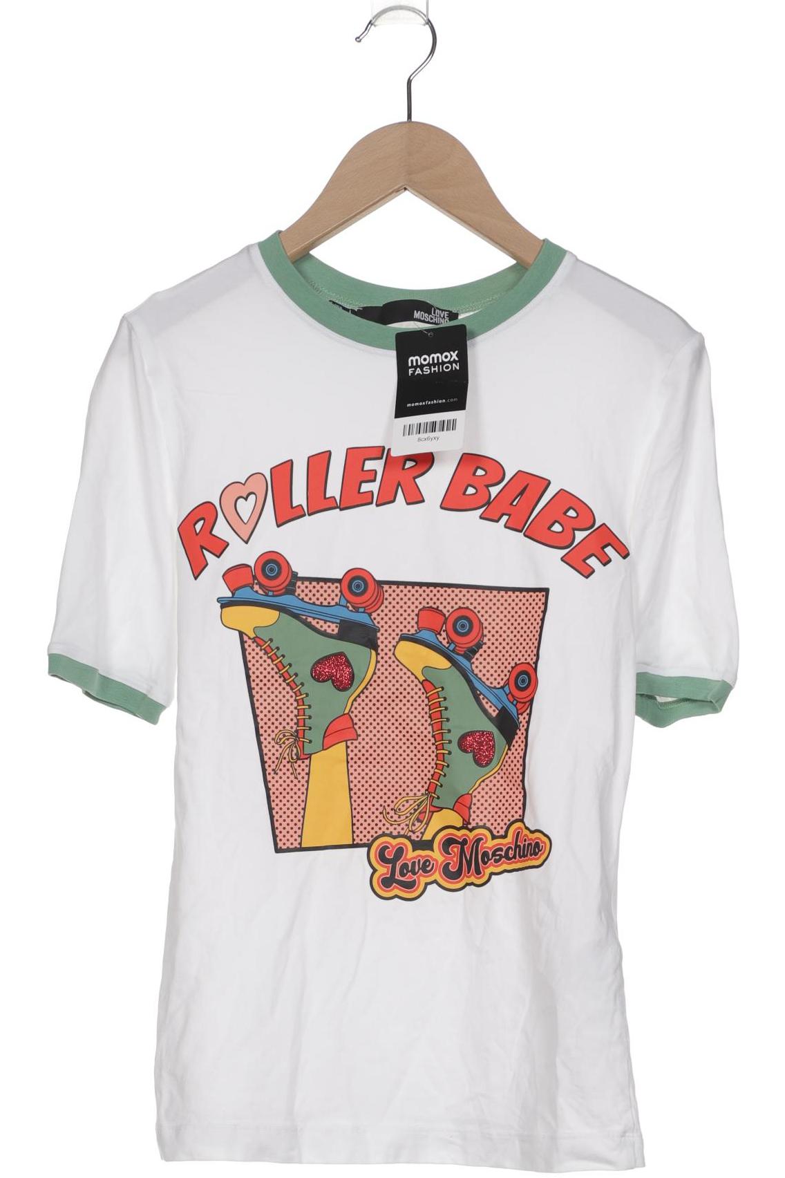 

Love Moschino Damen T-Shirt, weiß, Gr. 32