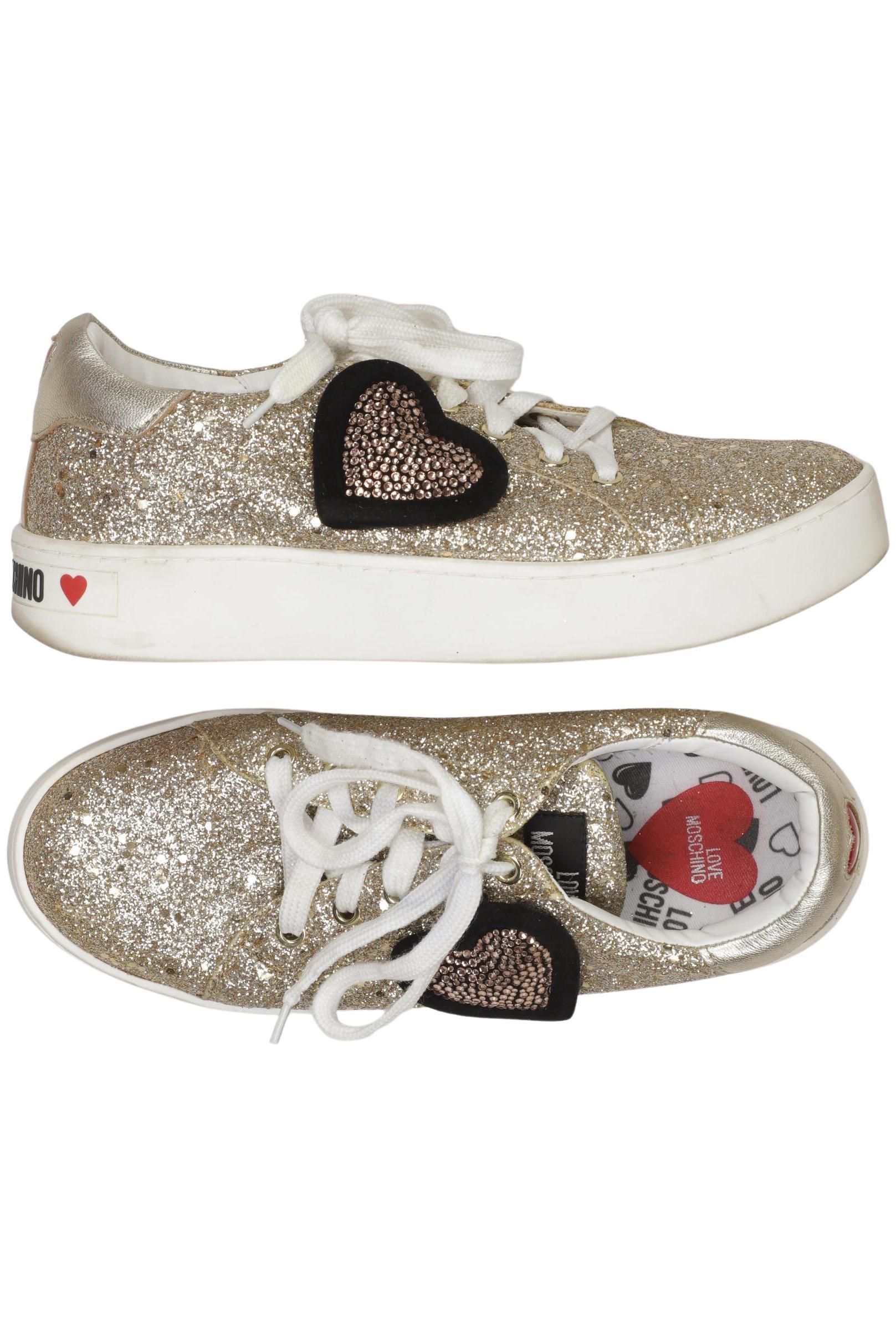 

Love Moschino Damen Sneakers, gold, Gr. 39