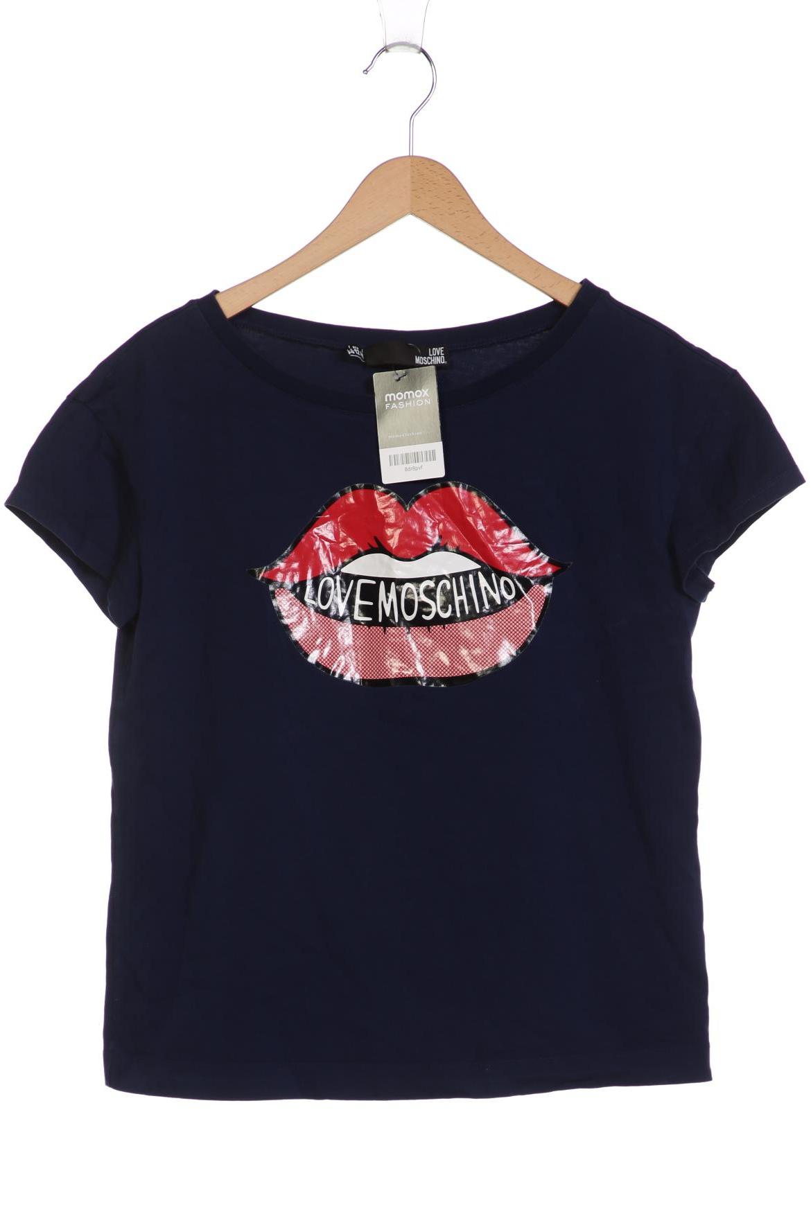 

Love Moschino Damen T-Shirt, marineblau, Gr. 44