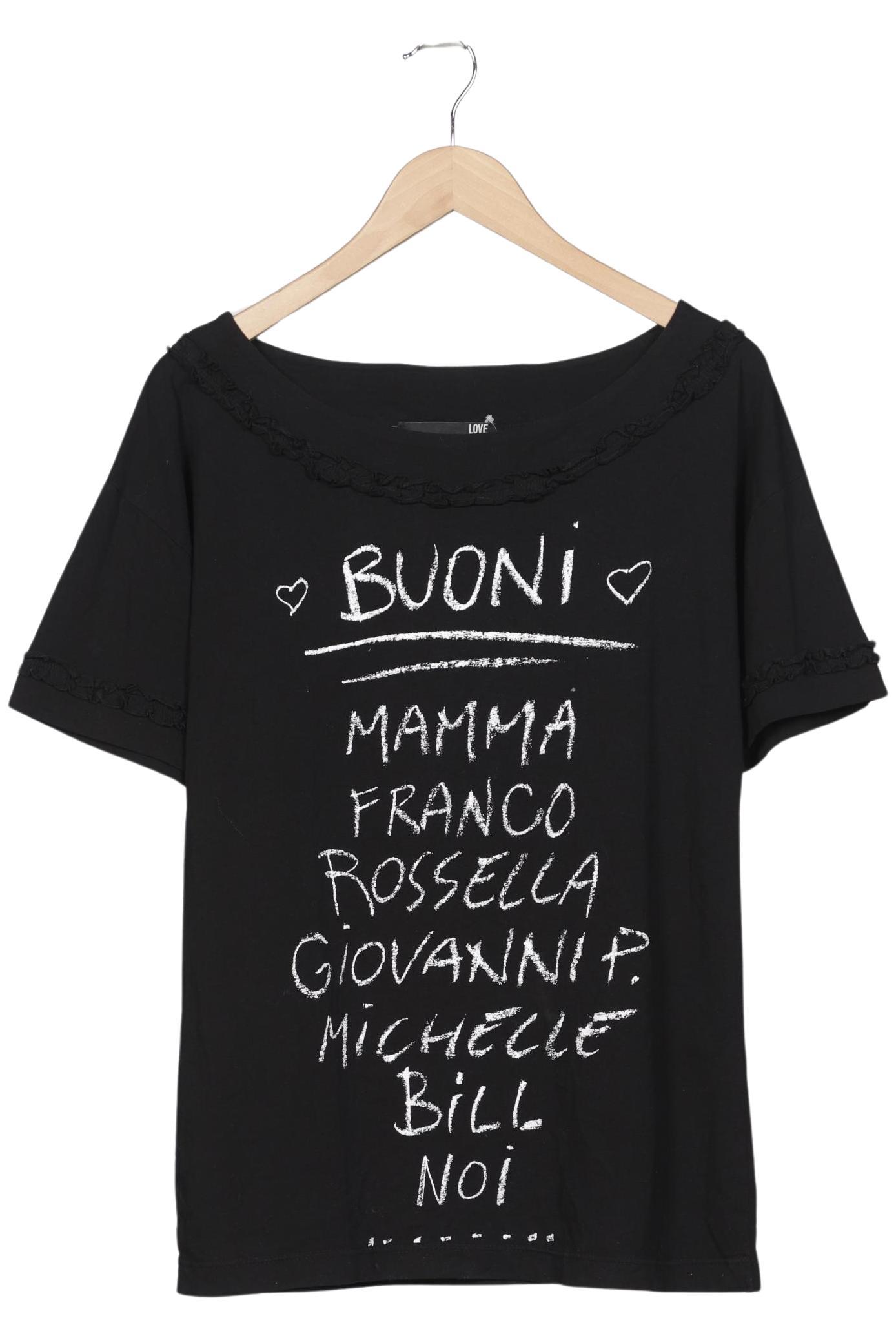 

Love Moschino Damen T-Shirt, schwarz, Gr. 42
