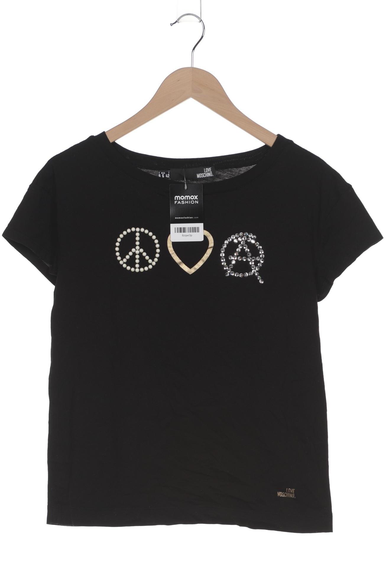 

Love Moschino Damen T-Shirt, schwarz, Gr. 38
